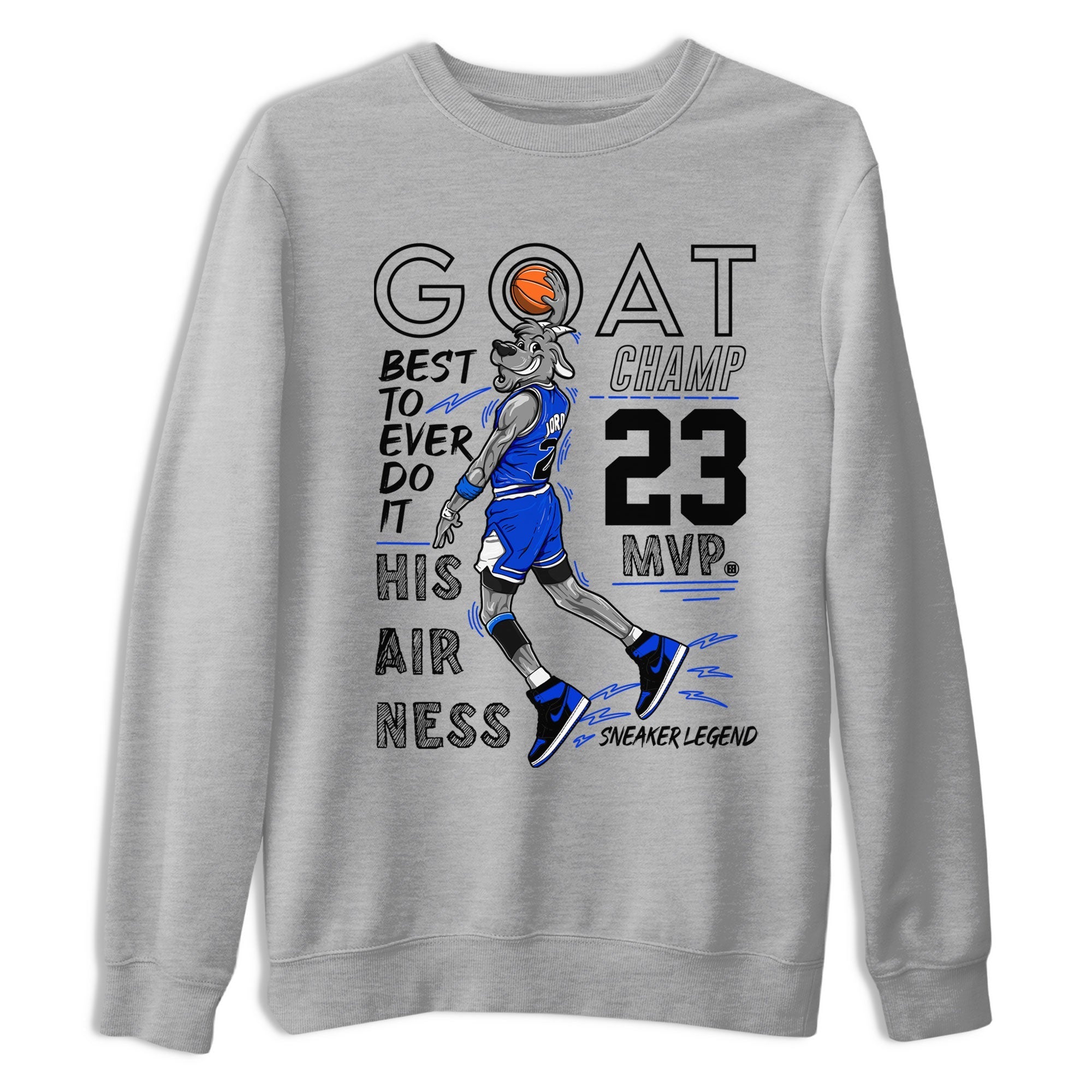 MVP Goat snkmatch Tee - Air Jordan 1 Royal Reimagined