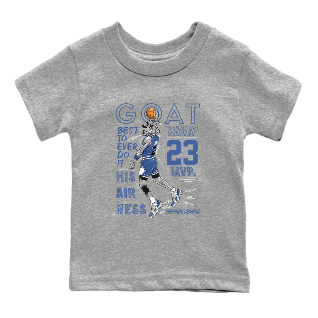 MVP Goat snkmatch Tees Kids - Air Jordan 11 Diffused Blue