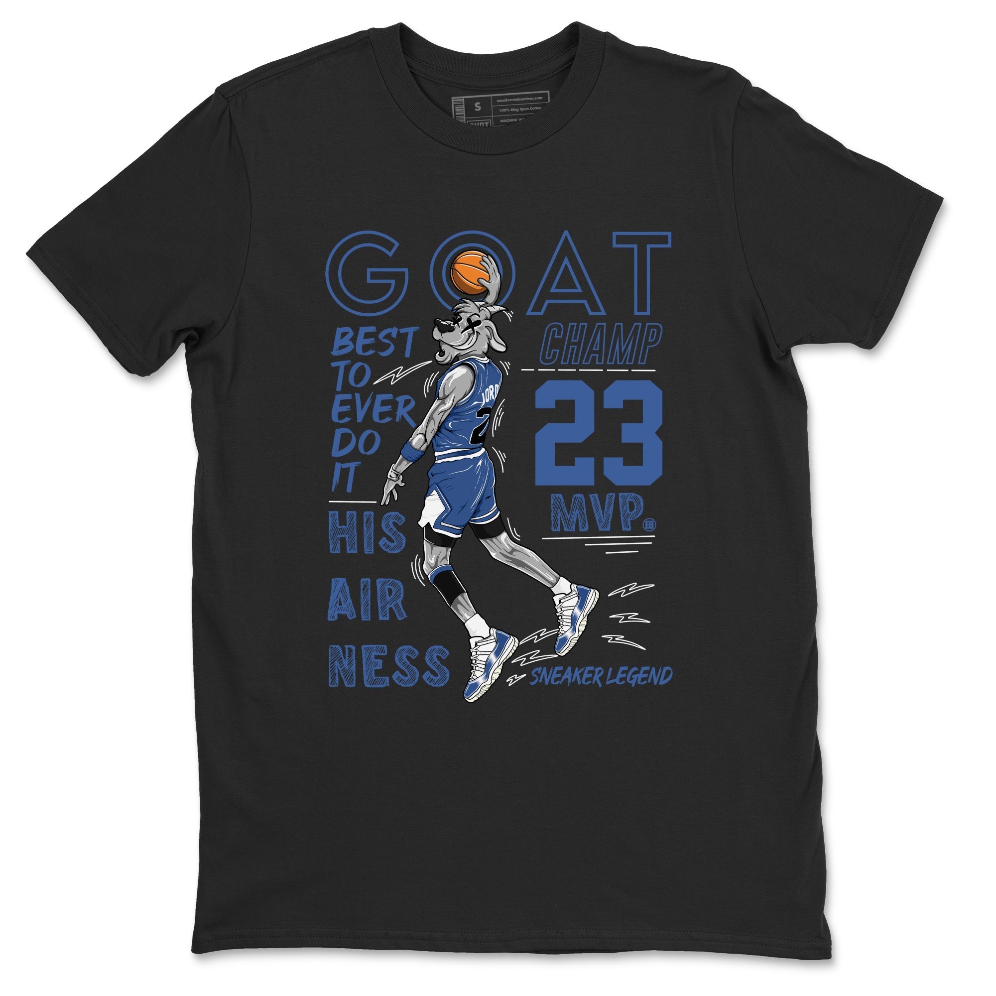 MVP Goat snkmatch Tees - Air Jordan 11 Diffused Blue