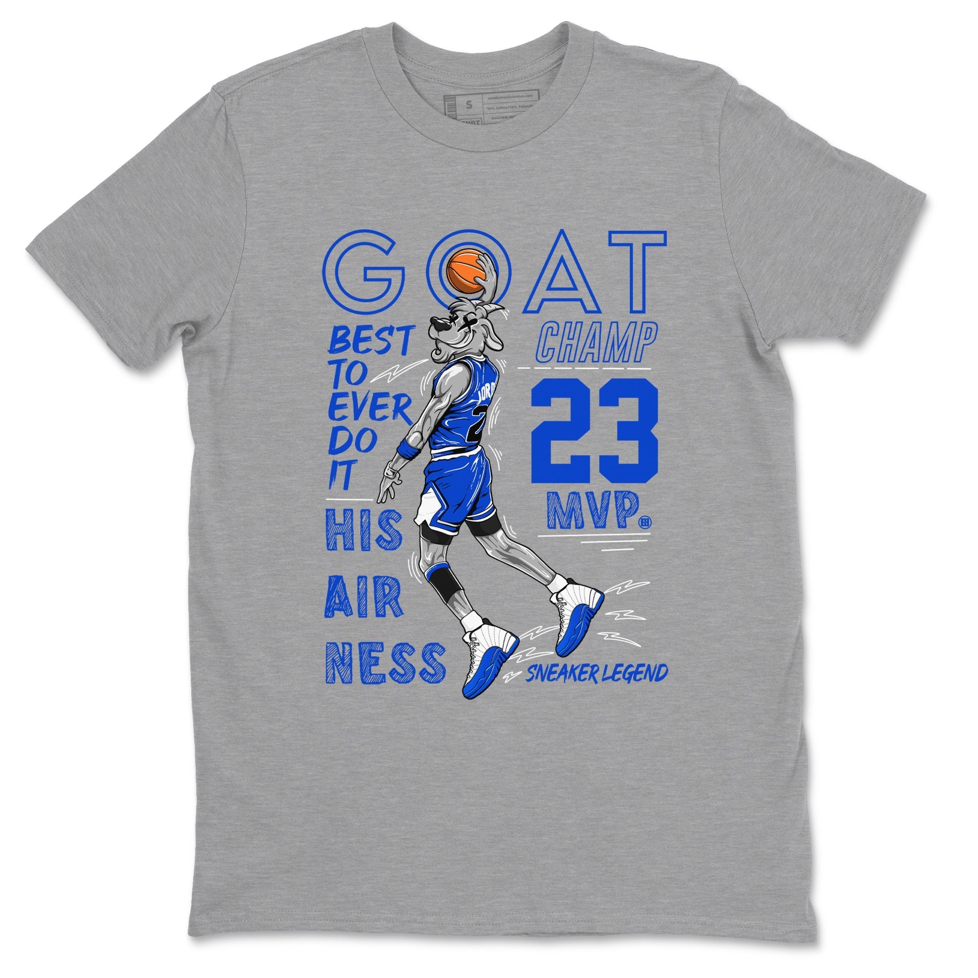 MVP Goat snkmatch Tees - Air Jordan 12 Blueberry