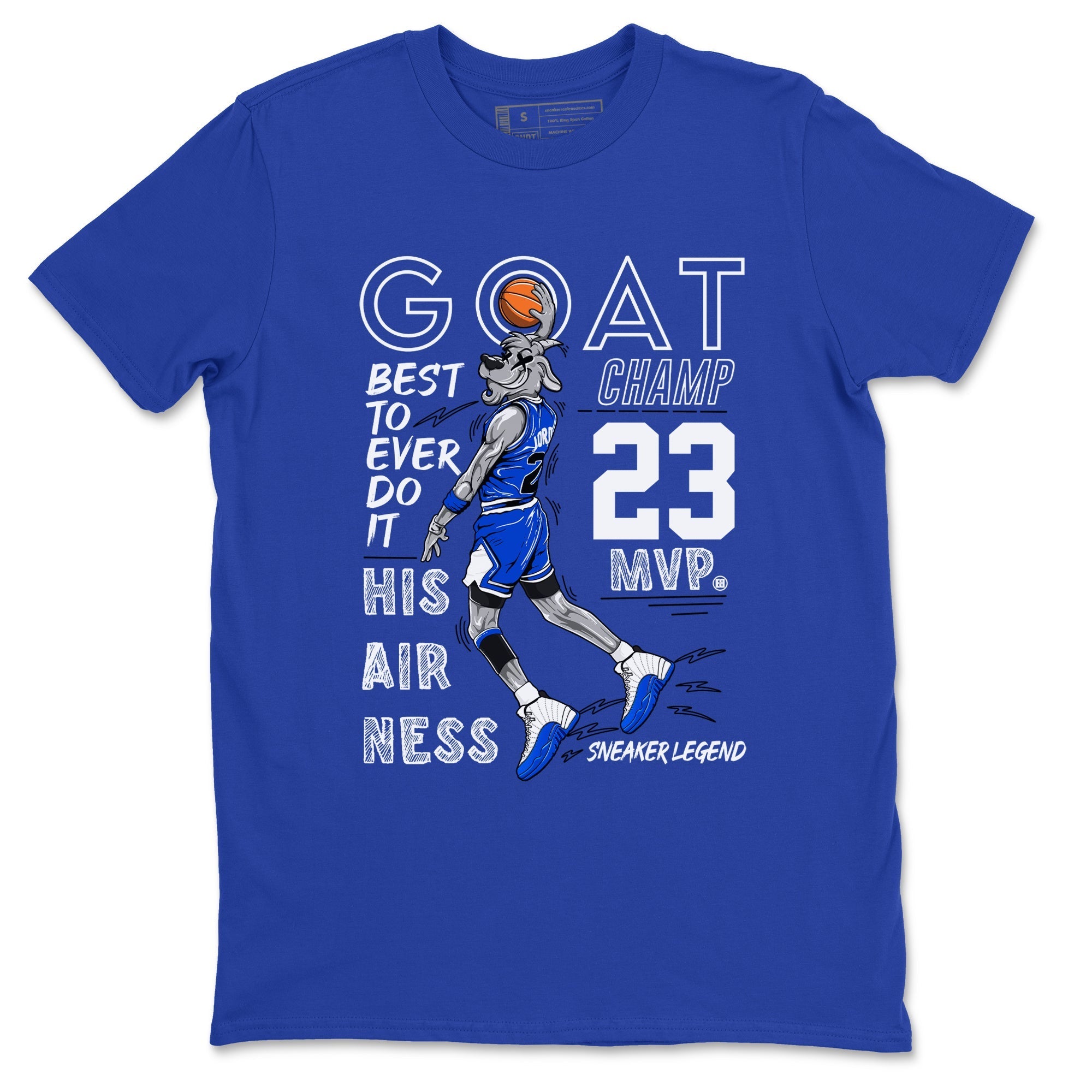 MVP Goat snkmatch Tees - Air Jordan 12 Blueberry