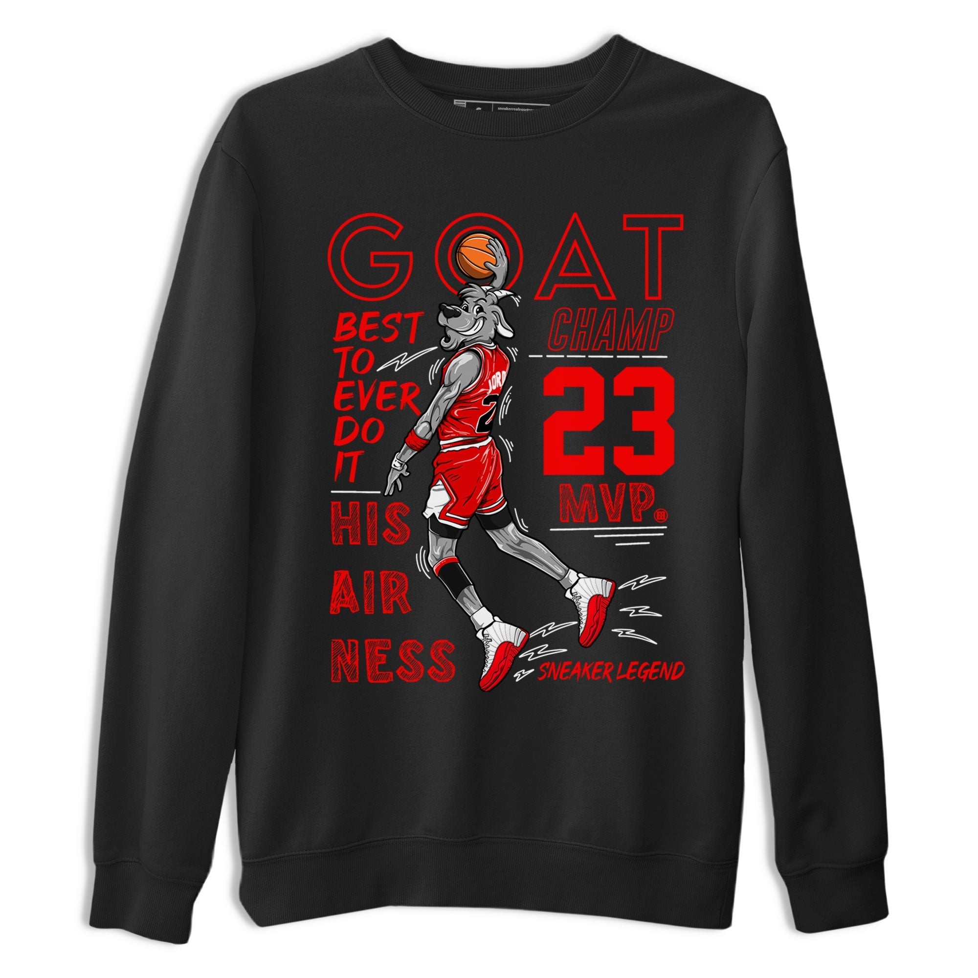 MVP Goat snkmatch Tee - Air Jordan 12 Cherry