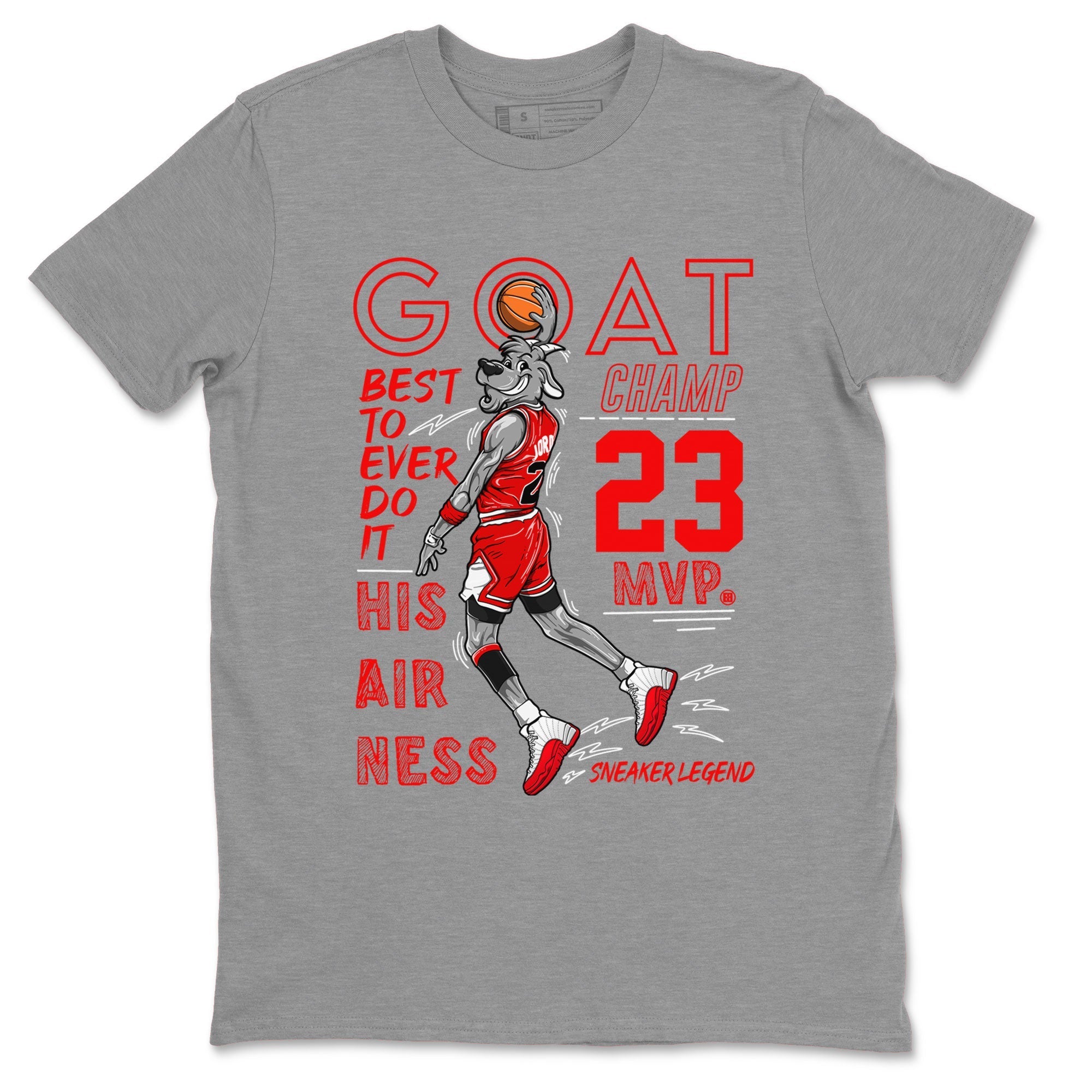 MVP Goat snkmatch Tee - Air Jordan 12 Cherry