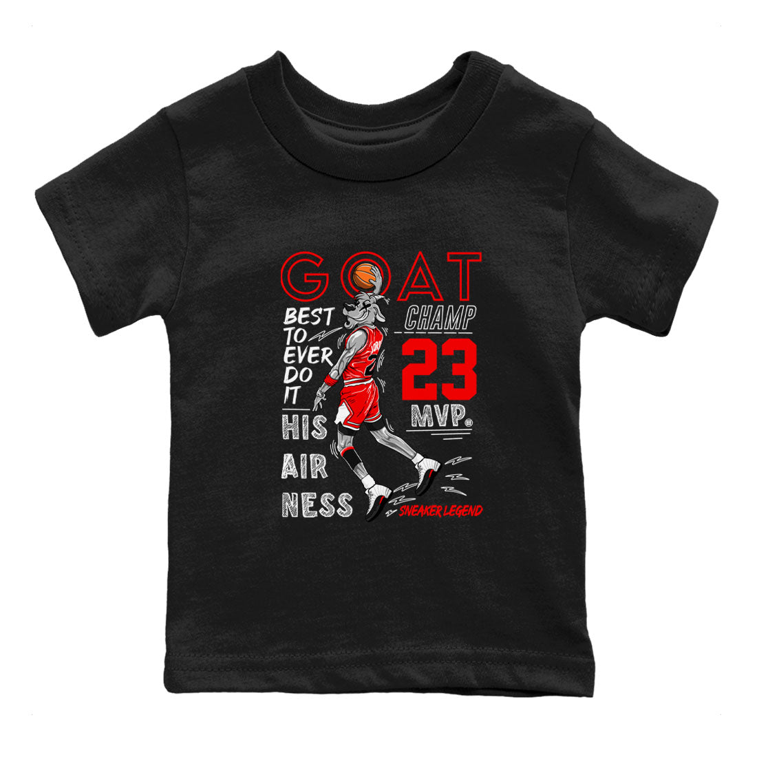 MVP Goat snkmatch Tees Kids - Air Jordan 12 Taxi Flip