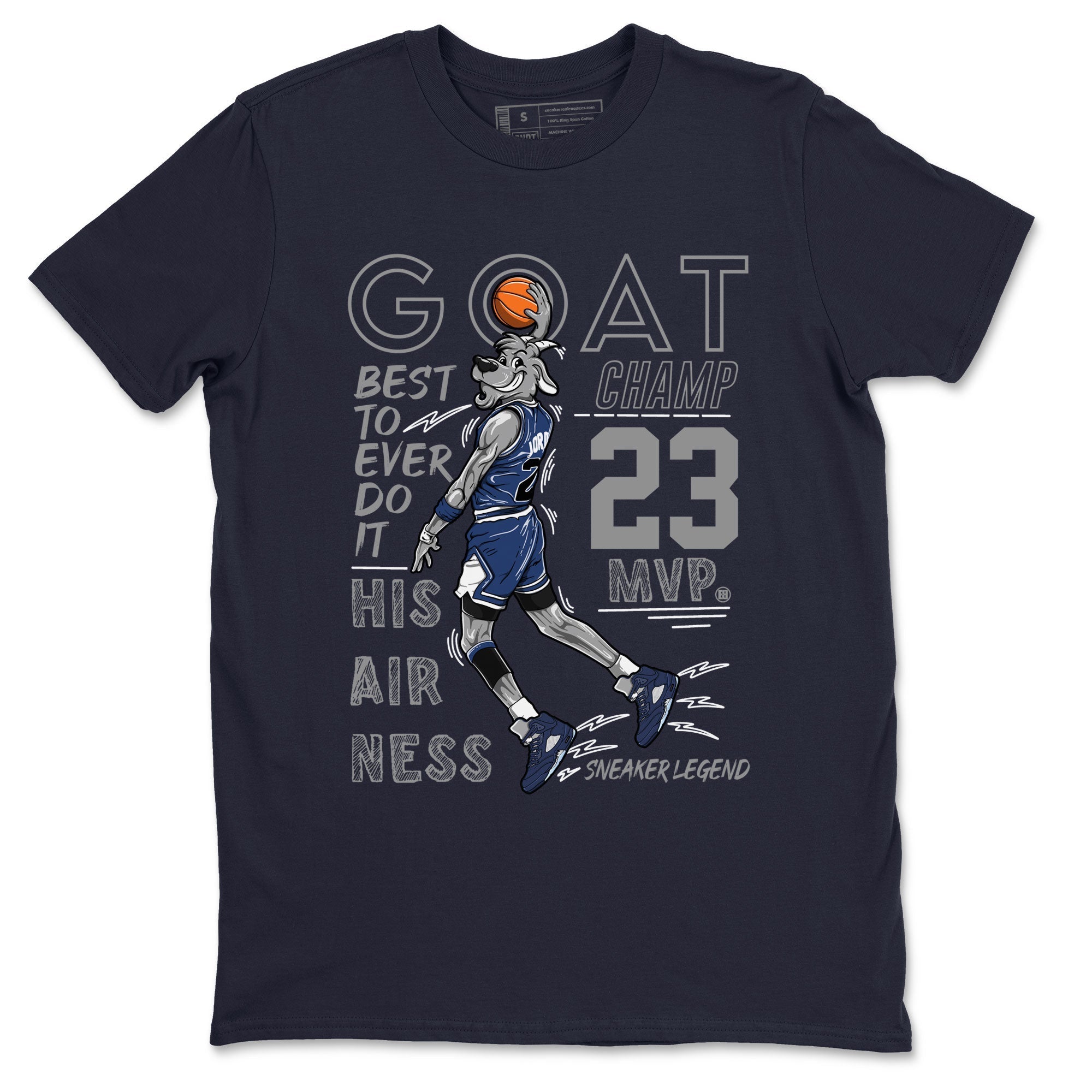 MVP Goat snkmatch Tee - Air Jordan 5 Georgetown