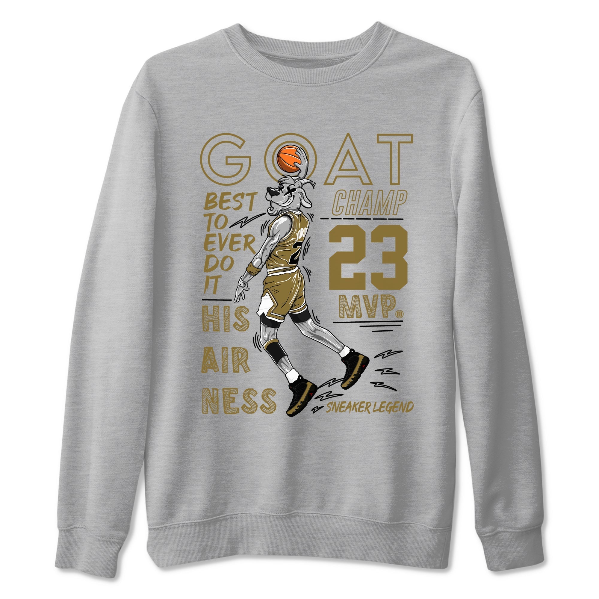 MVP Goat snkmatch Tees - Air Jordan 9 Olive