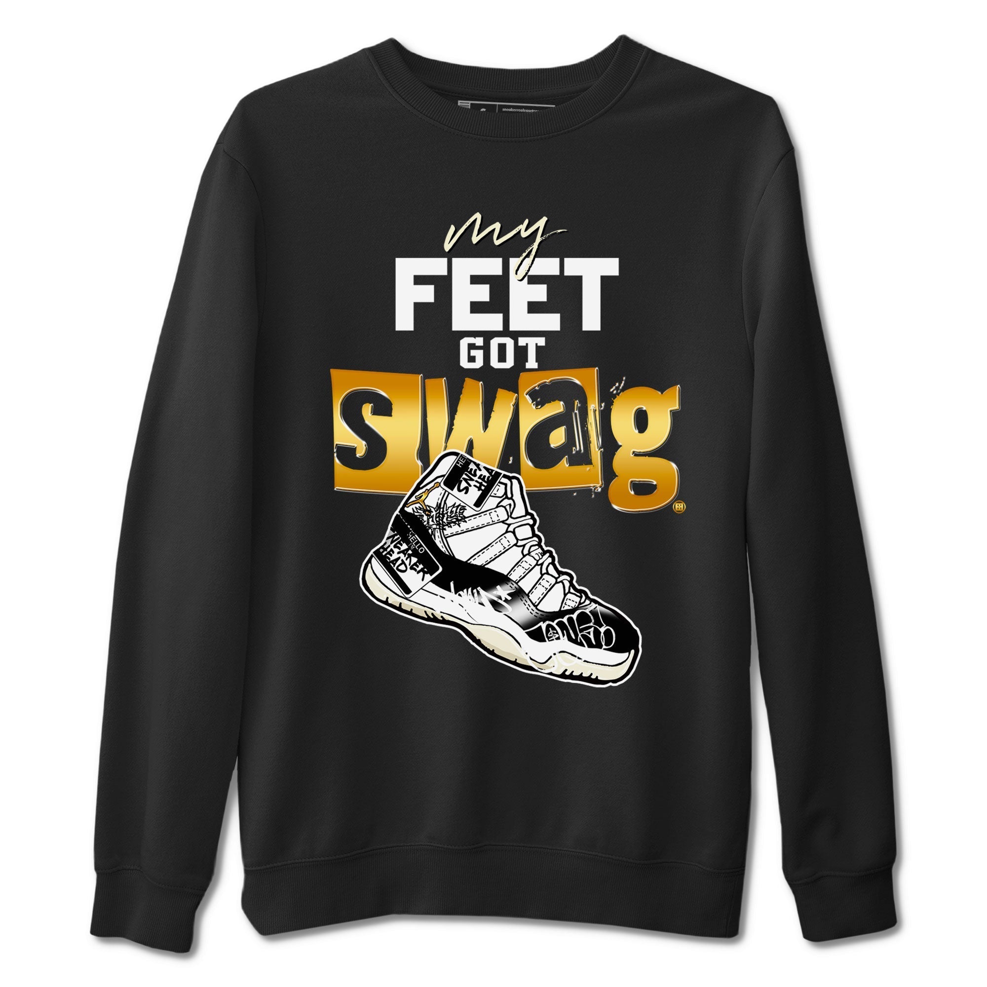 My Feet Got Swag snkmatch Tees - Air Jordan 11 Gratitude
