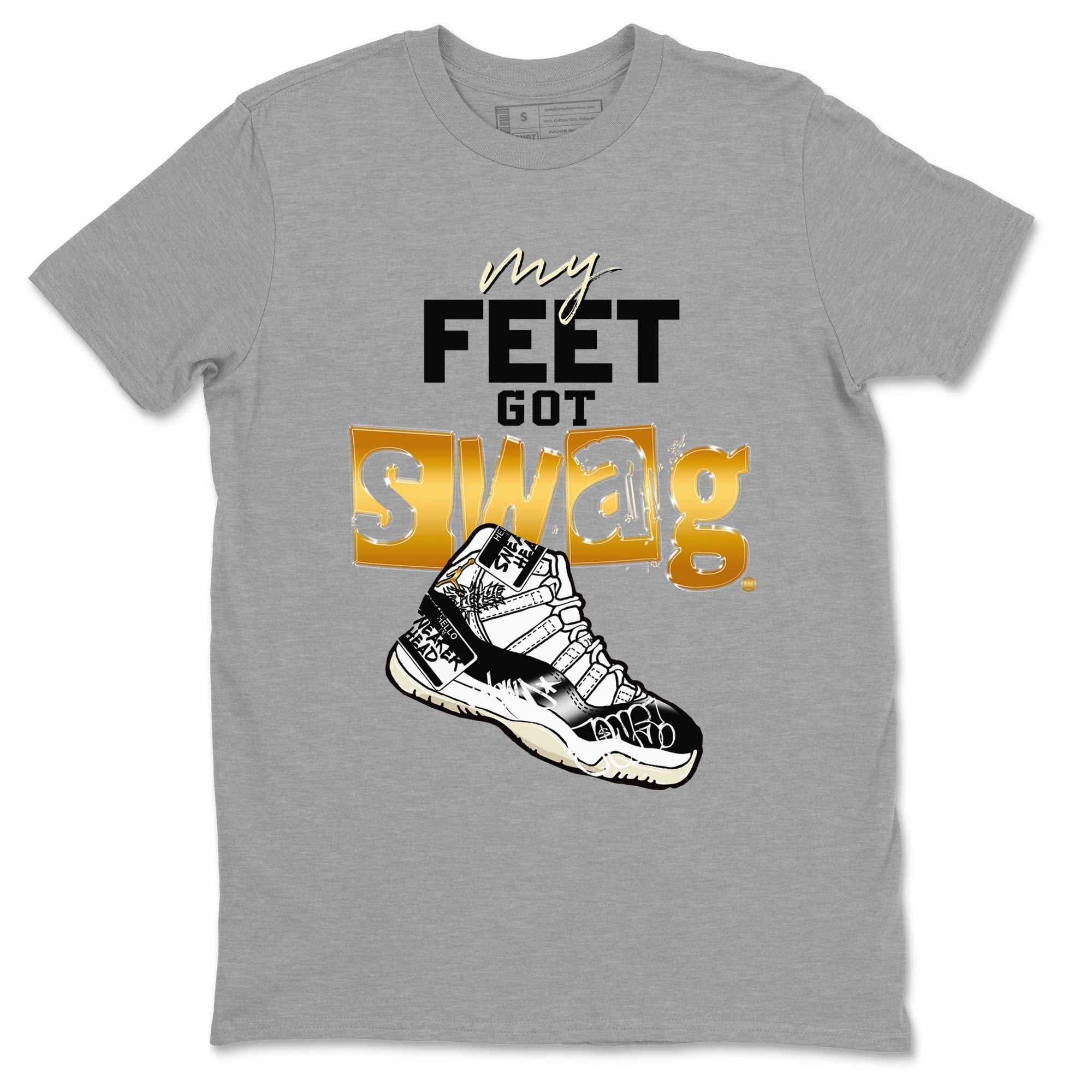 My Feet Got Swag snkmatch Tees - Air Jordan 11 Gratitude