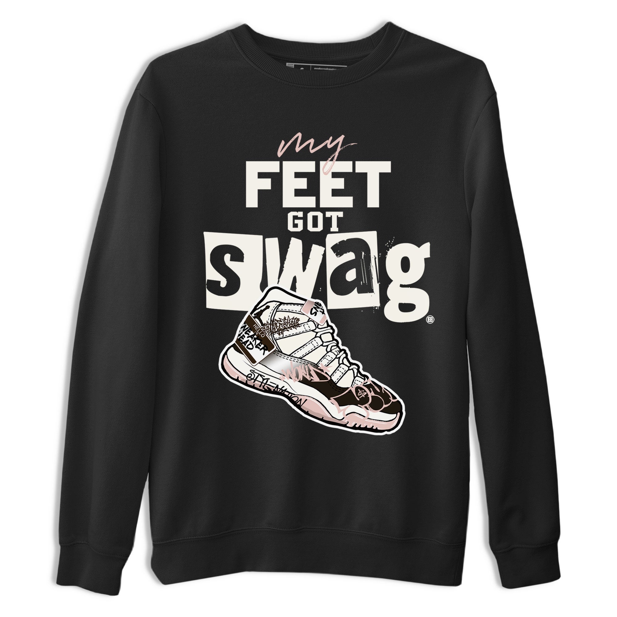 My Feet Got Swag snkmatch Tee - Air Jordan 11 Neapolitan