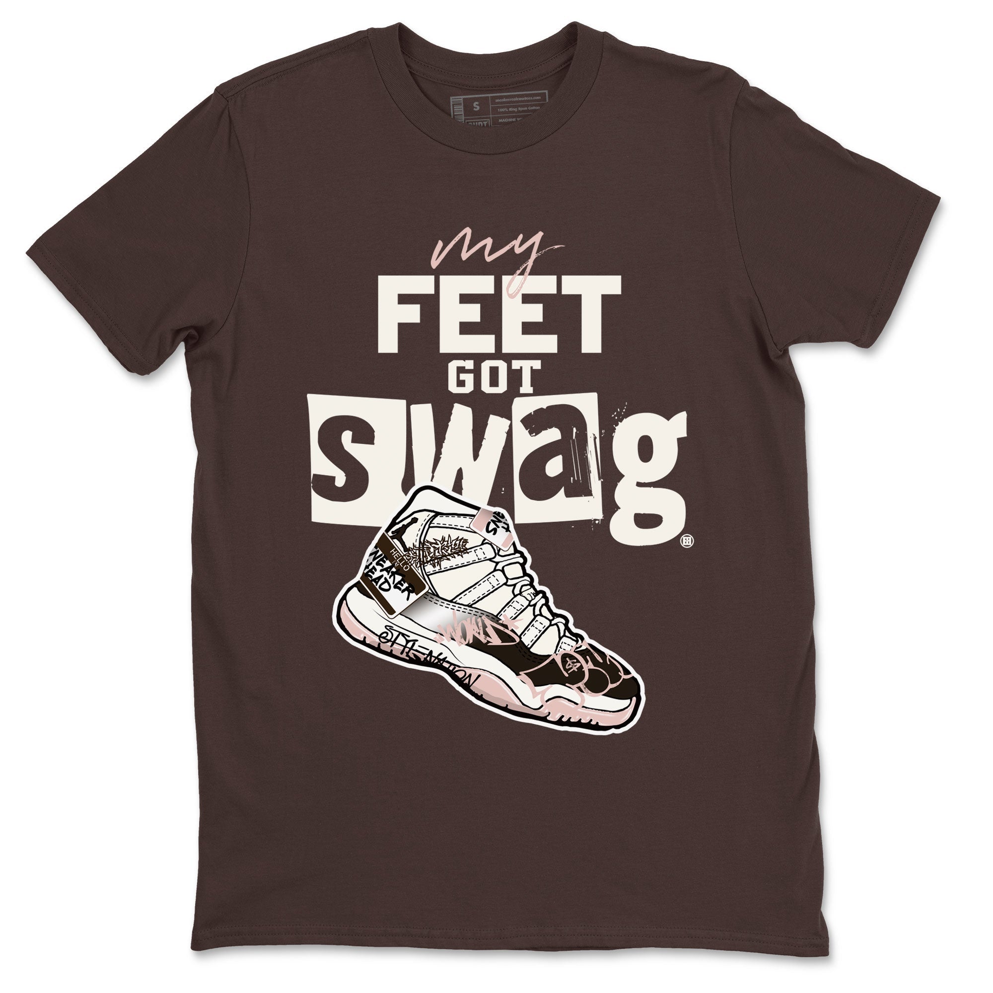 My Feet Got Swag snkmatch Tee - Air Jordan 11 Neapolitan