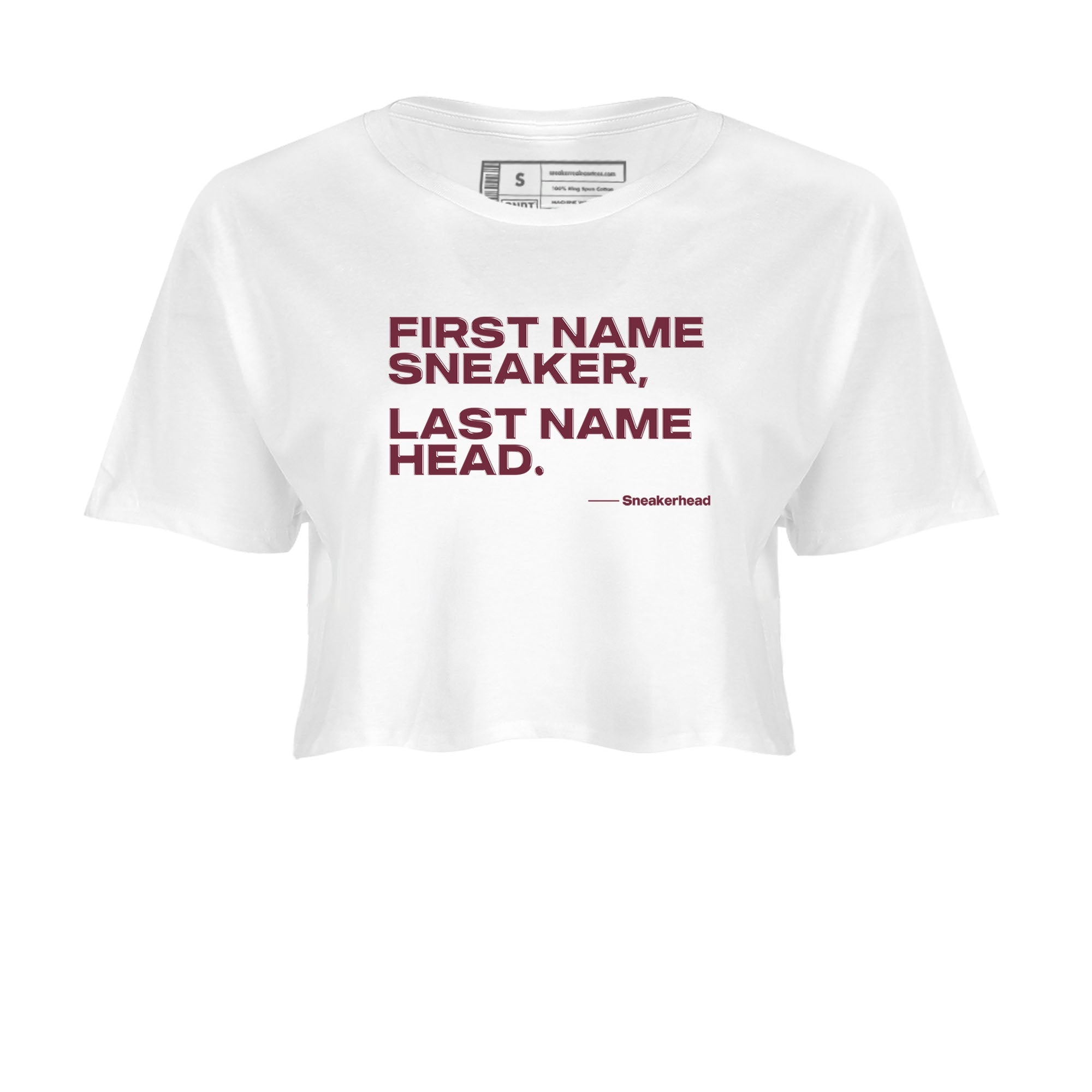 My Name Is snkmatch snkmatch Women's Top - Air Jordan 1 Metallic Burgundy