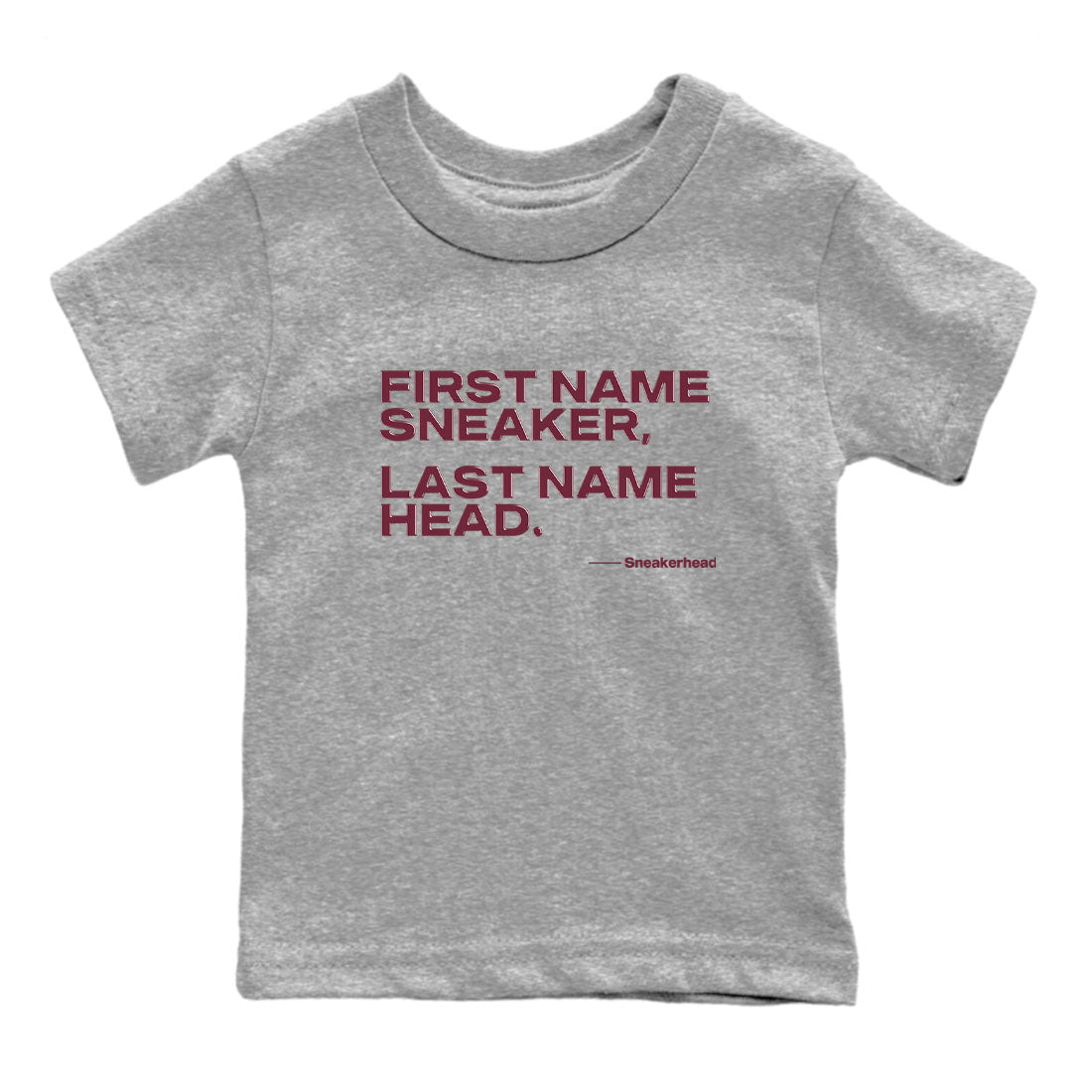 My Name Is snkmatch snkmatch Tees Kids - Air Jordan 1 Metallic Burgundy