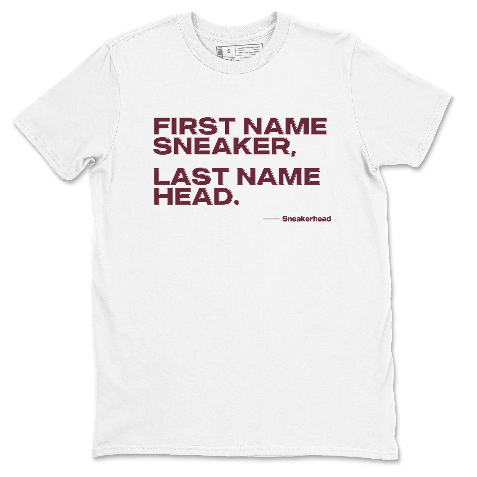 My Name Is snkmatch snkmatch Tees - Air Jordan 1 Metallic Burgundy