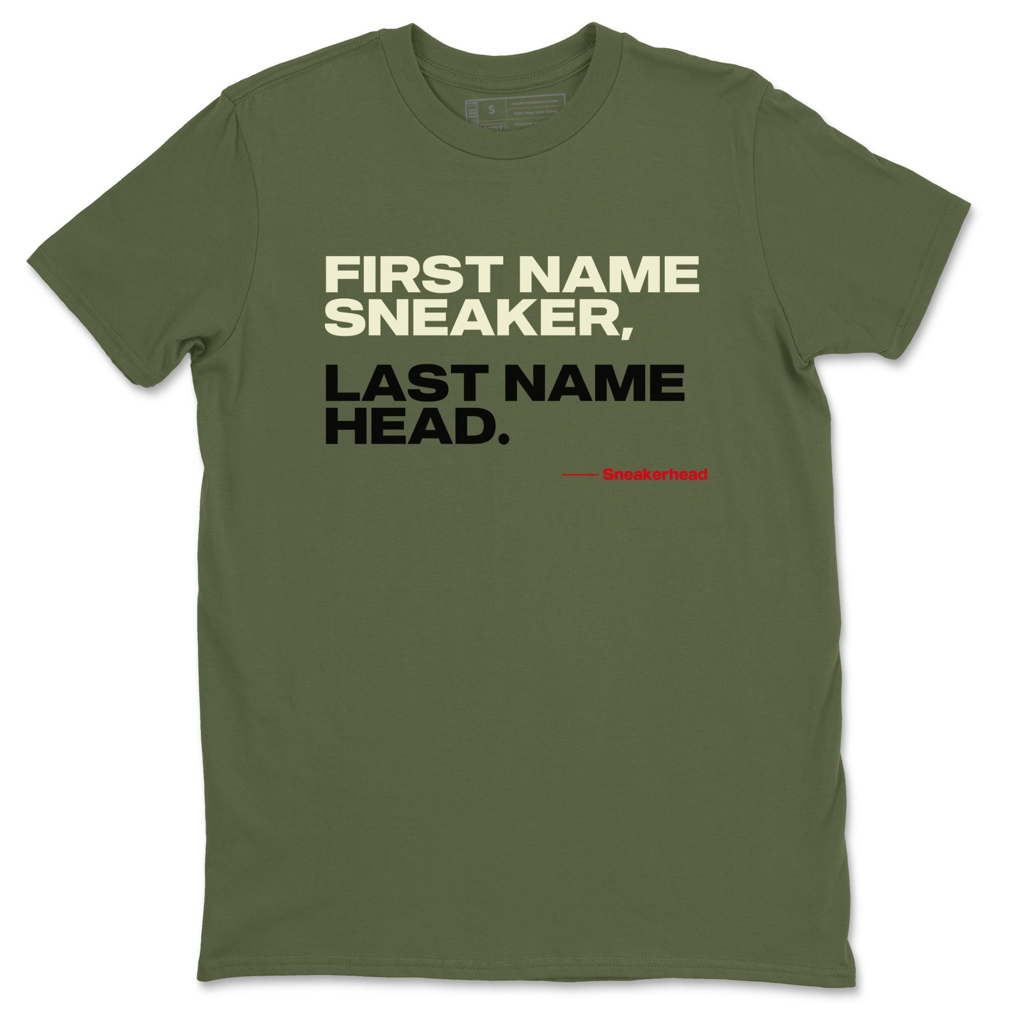 My Name Is snkmatch snkmatch Tees - Air Jordan 1 Travis Scott Medium Olive
