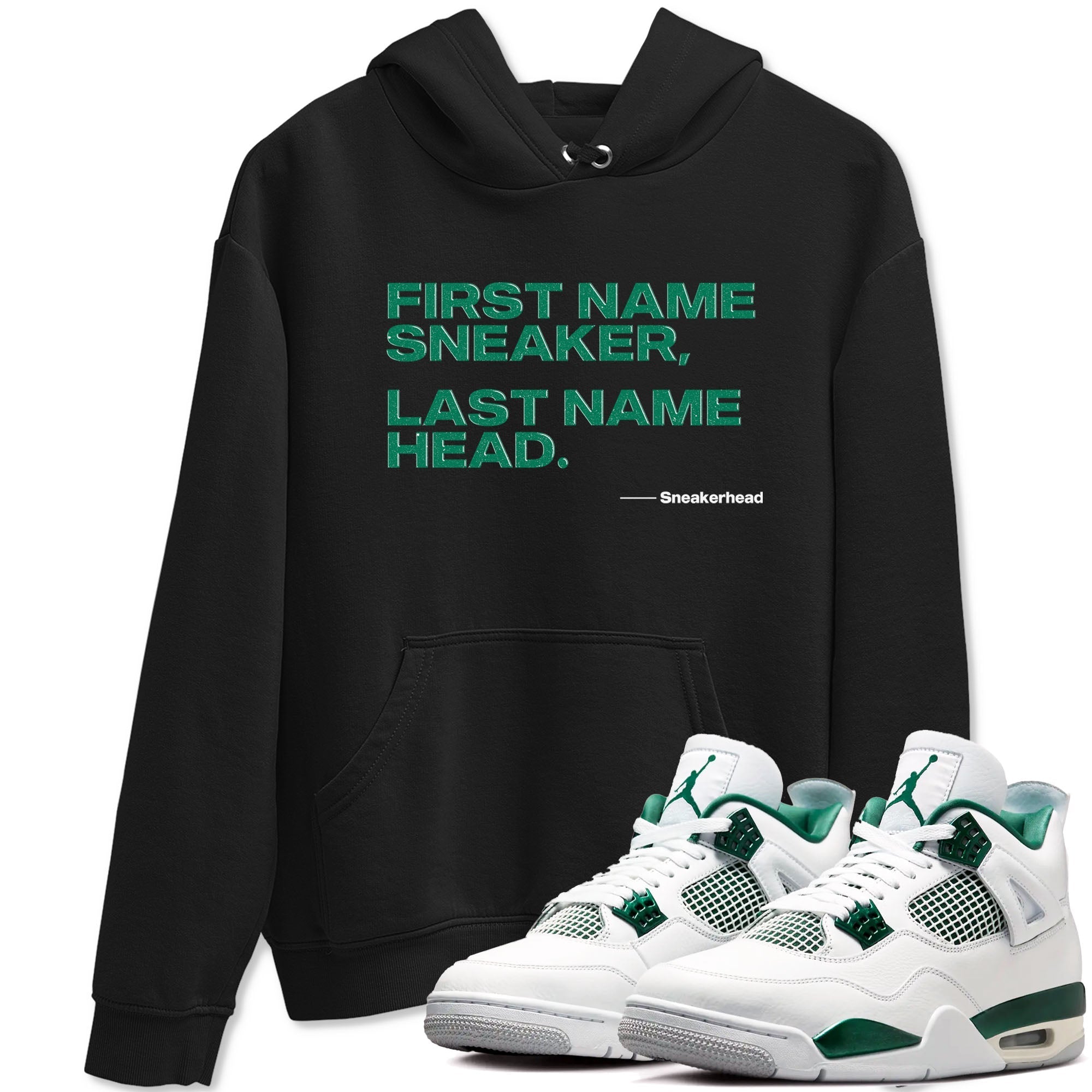 My Name Is snkmatch snkmatch Tees - Air Jordan 4 Oxidized Green