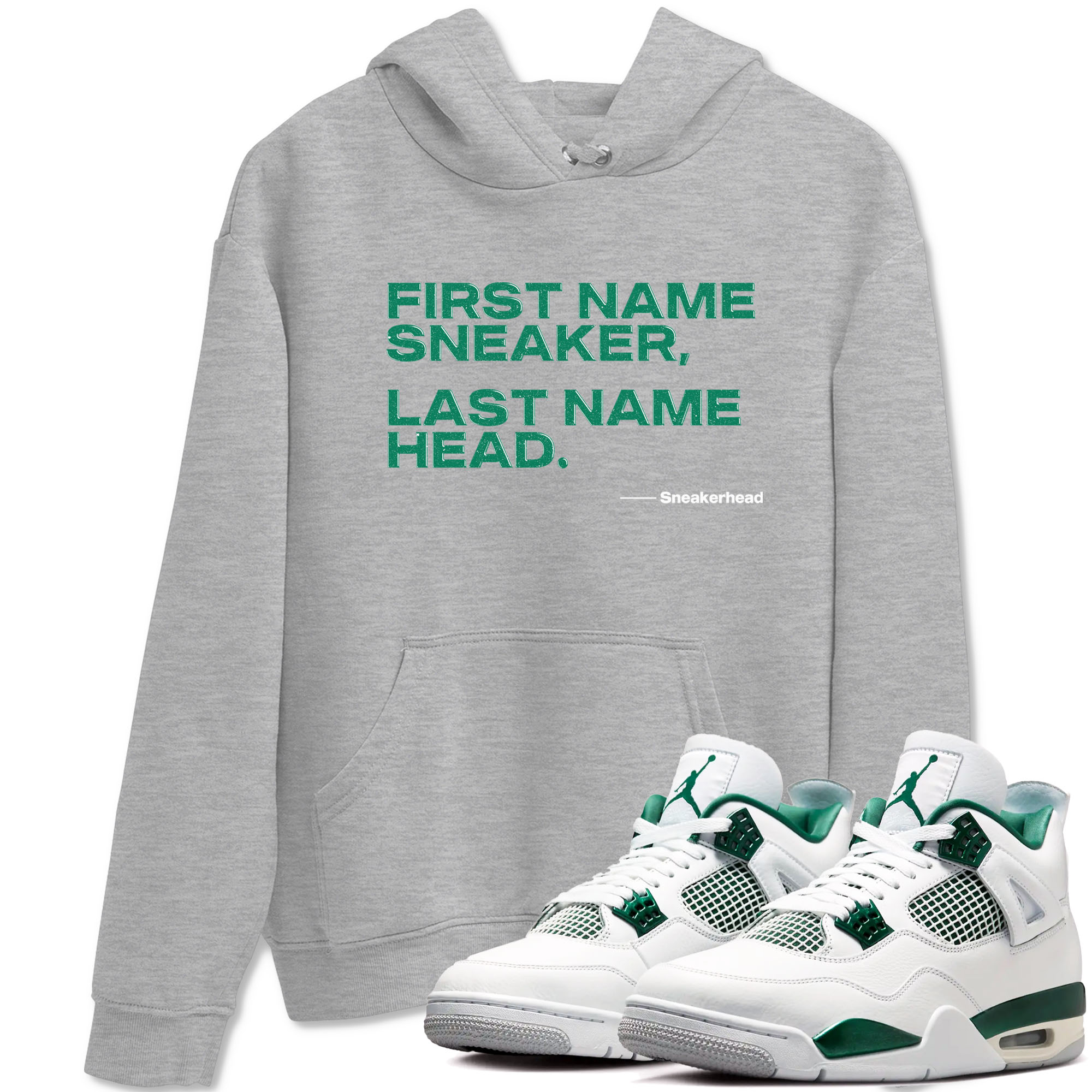 My Name Is snkmatch snkmatch Tees - Air Jordan 4 Oxidized Green