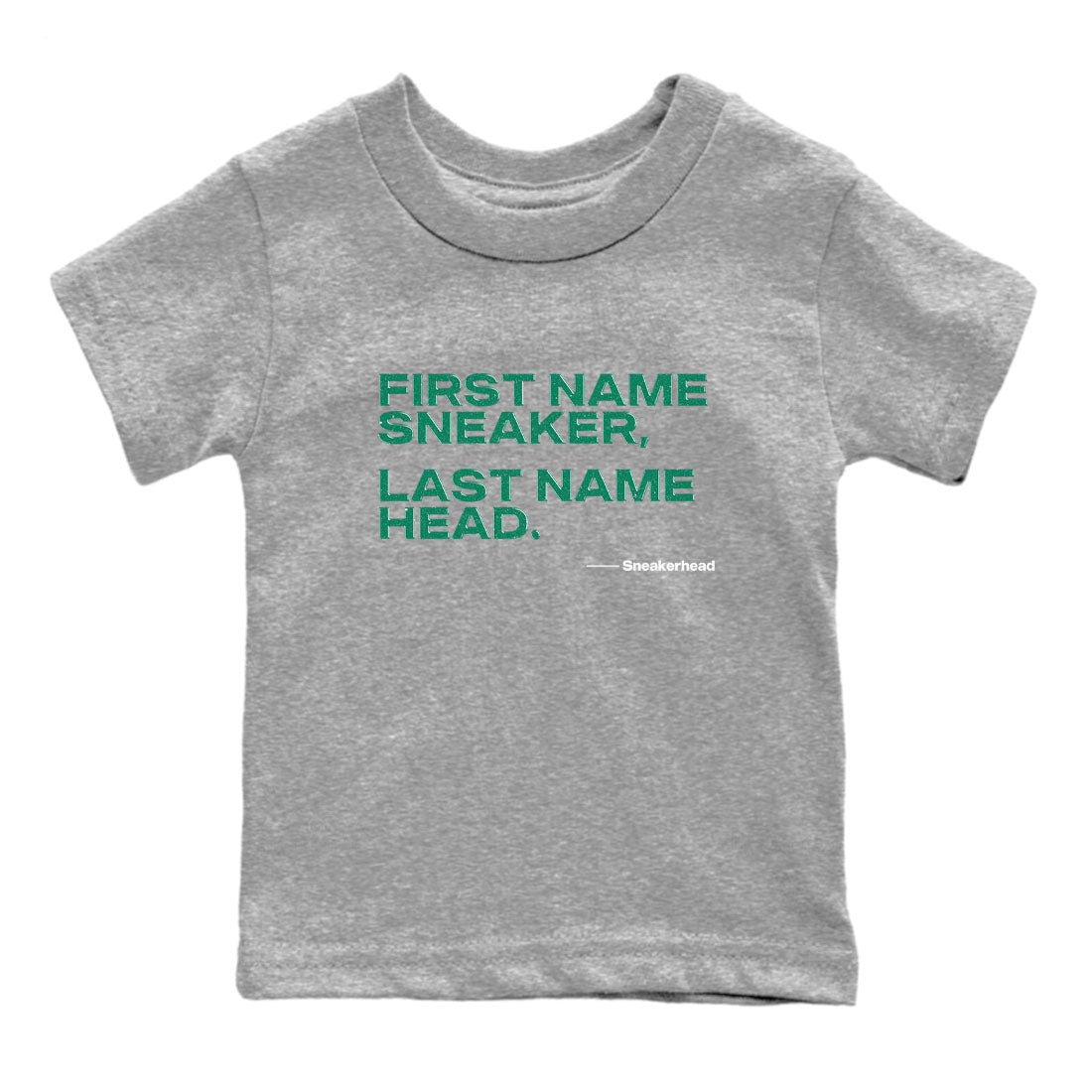 My Name Is snkmatch snkmatch Tees Kids - Air Jordan 4 Oxidized Green