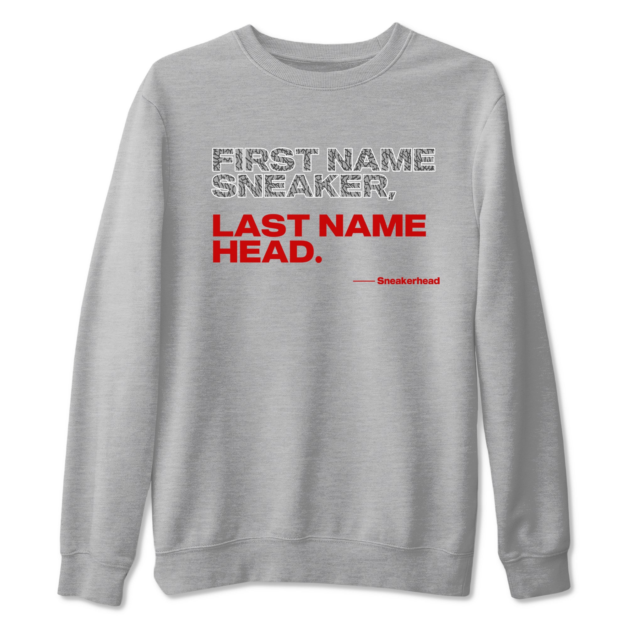 My Name Is snkmatch snkmatch Tees - Air Jordan 3 Cement Grey