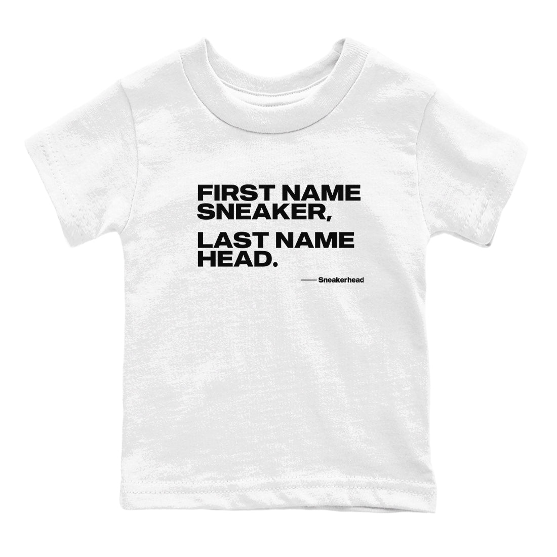 My Name Is snkmatch snkmatch Tees Kids - Air Jordan 4 White Thunder
