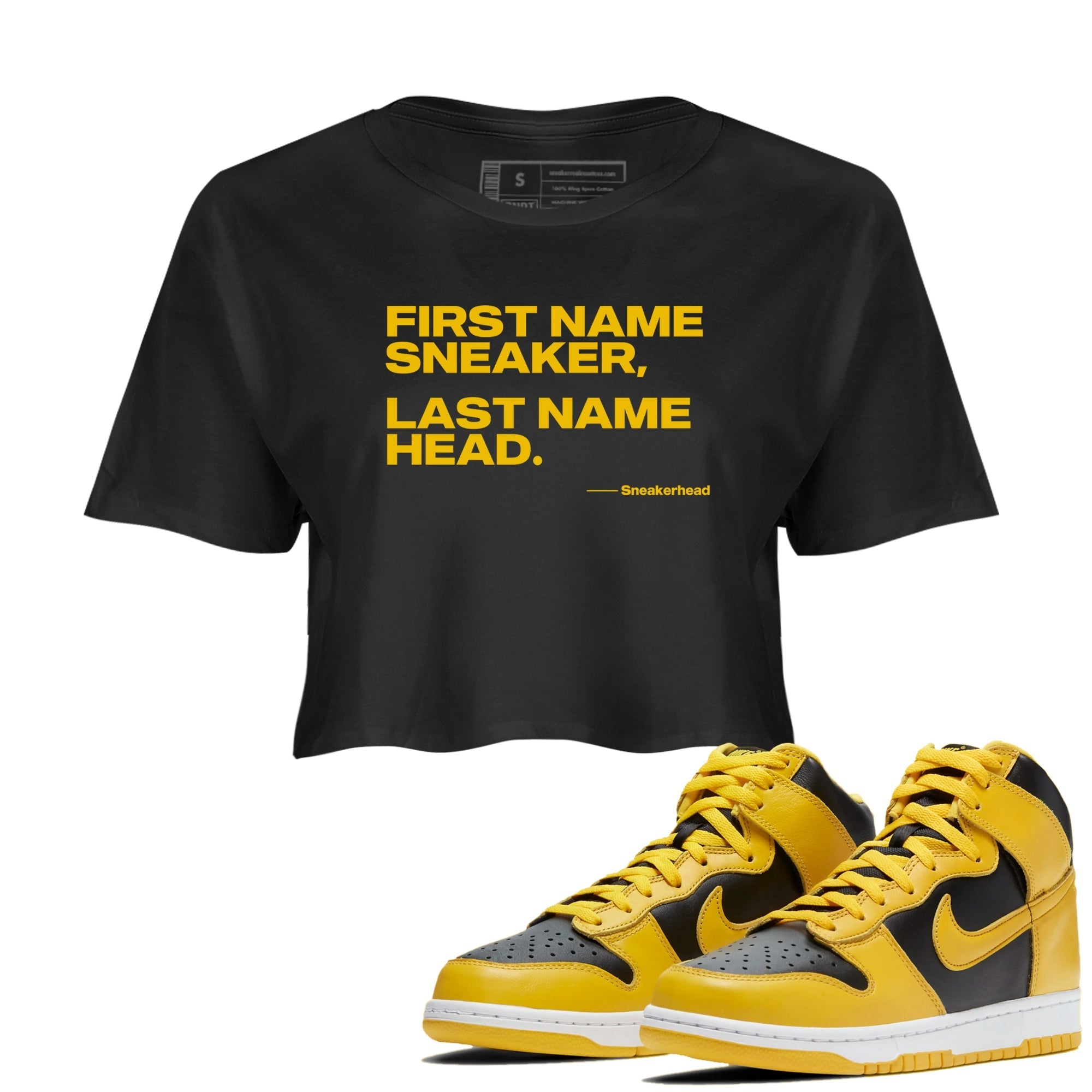 My Name Is snkmatch snkmatch Women's Top - Dunk High Pollen