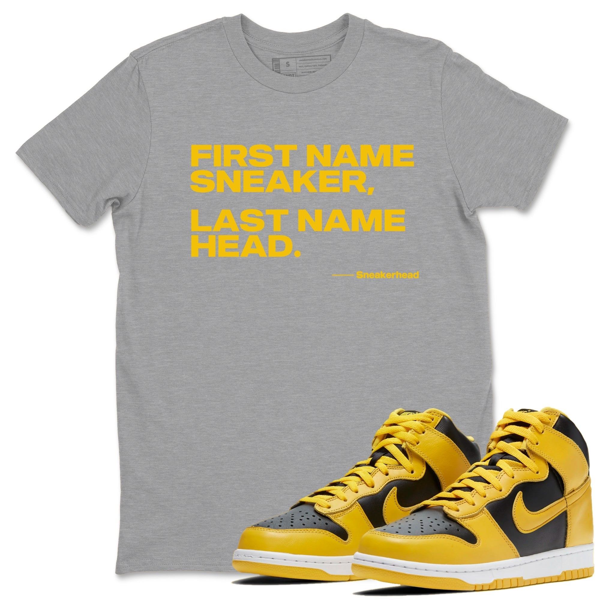My Name Is snkmatch snkmatch Tees - Dunk High Pollen