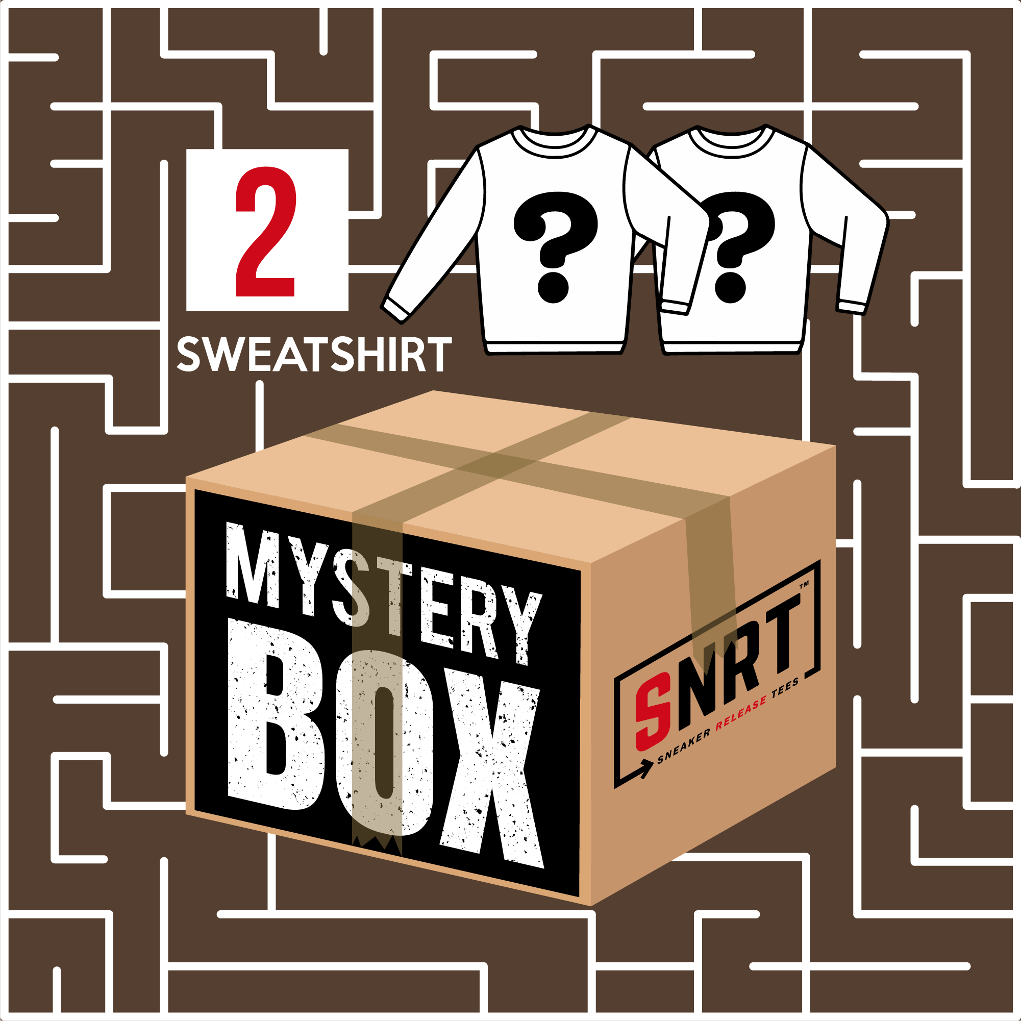 2 Sweatshirts | Mystery Box 60% OFF