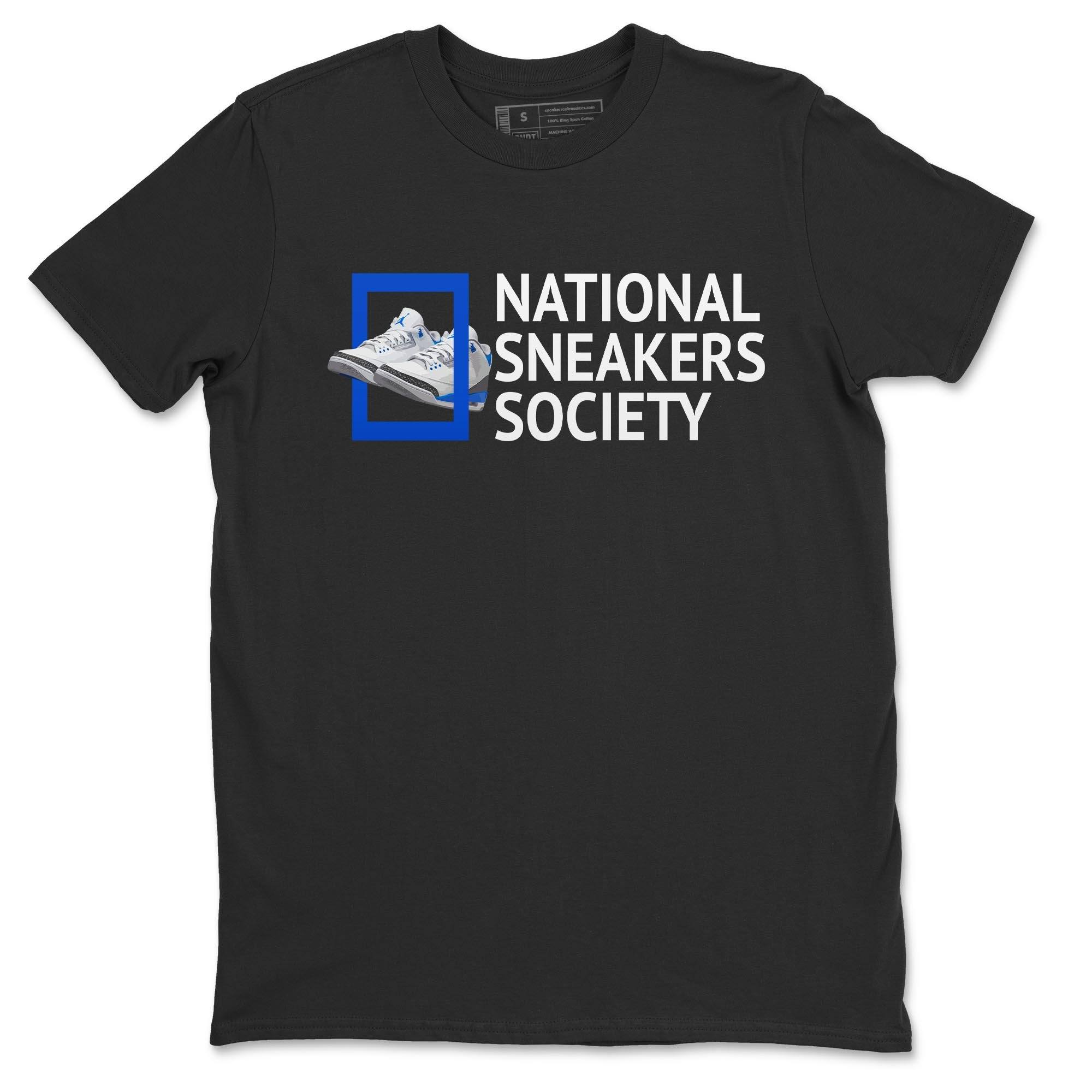 National snkmatchs Unisex Tops - Air Jordan 3 Racer Blue
