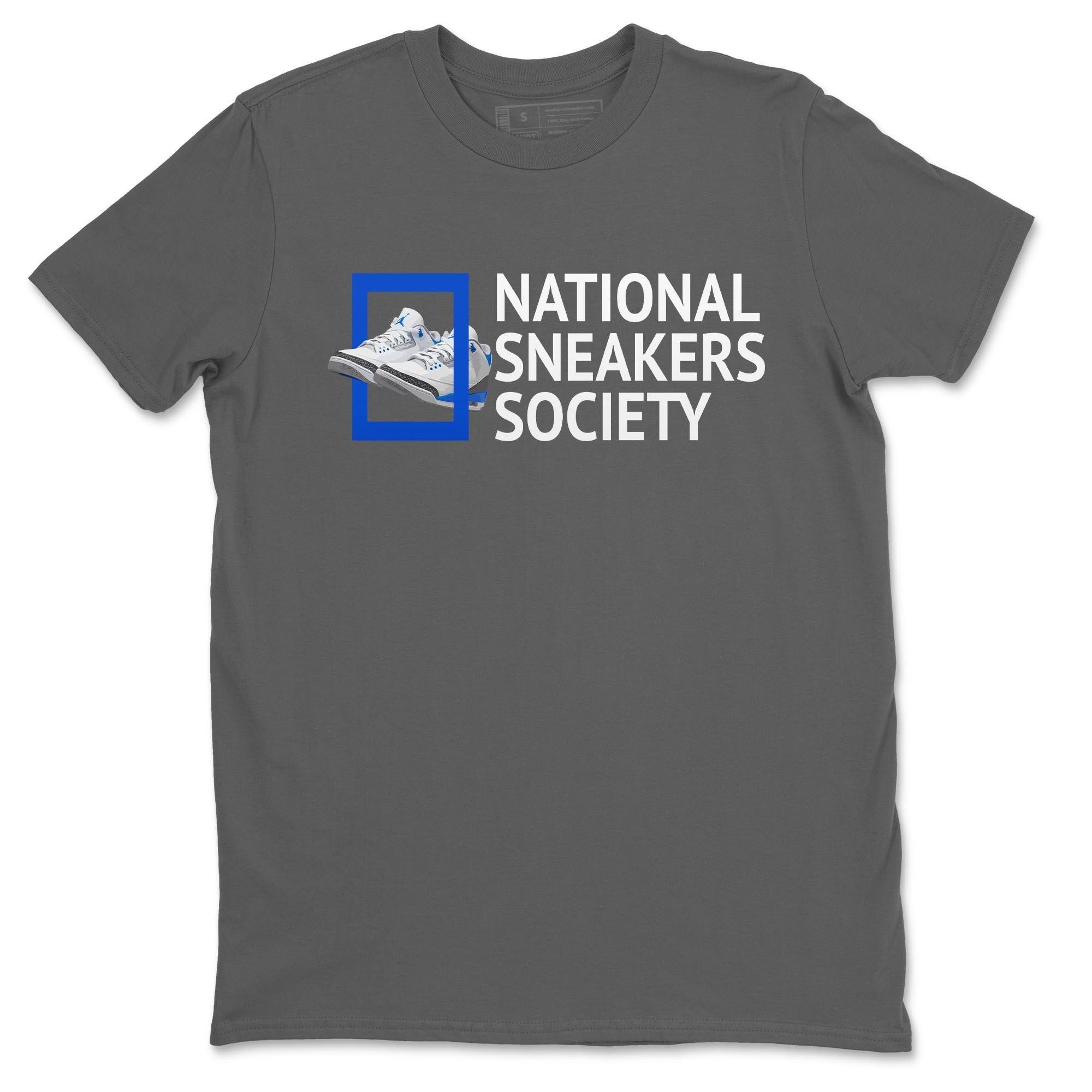 National snkmatchs Unisex Tops - Air Jordan 3 Racer Blue