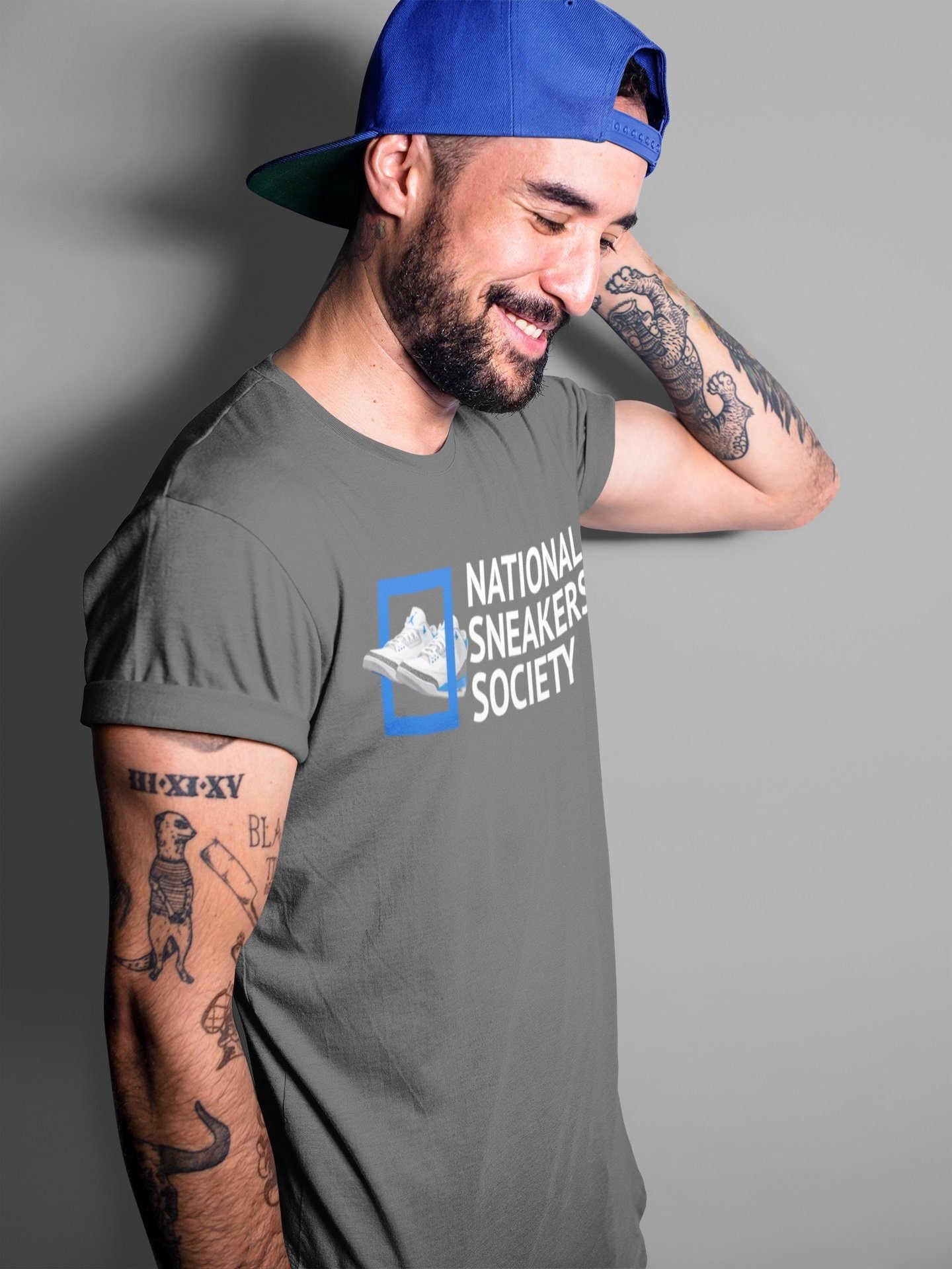 National snkmatchs Unisex Tops - Air Jordan 3 Racer Blue