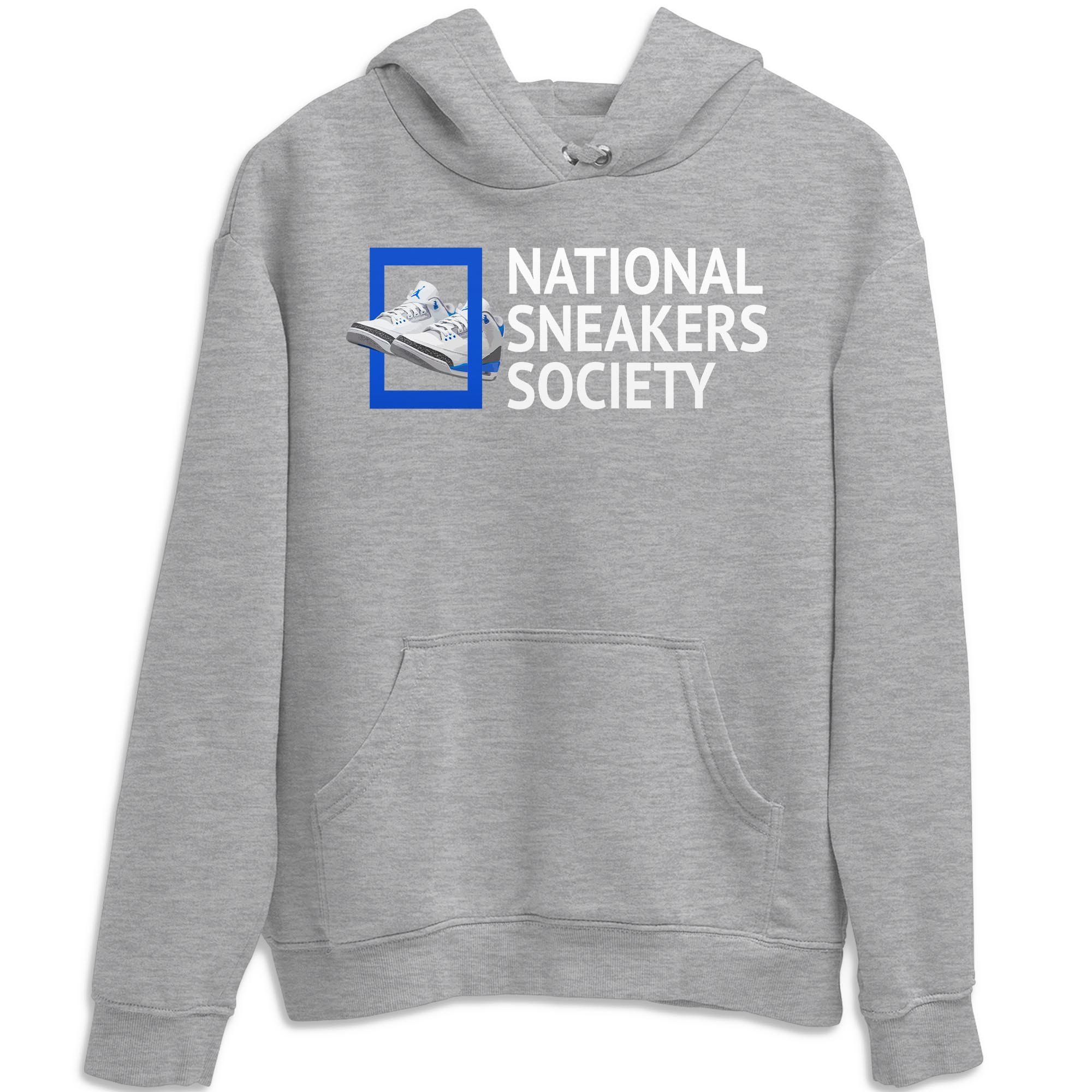 National snkmatchs Unisex Tops - Air Jordan 3 Racer Blue