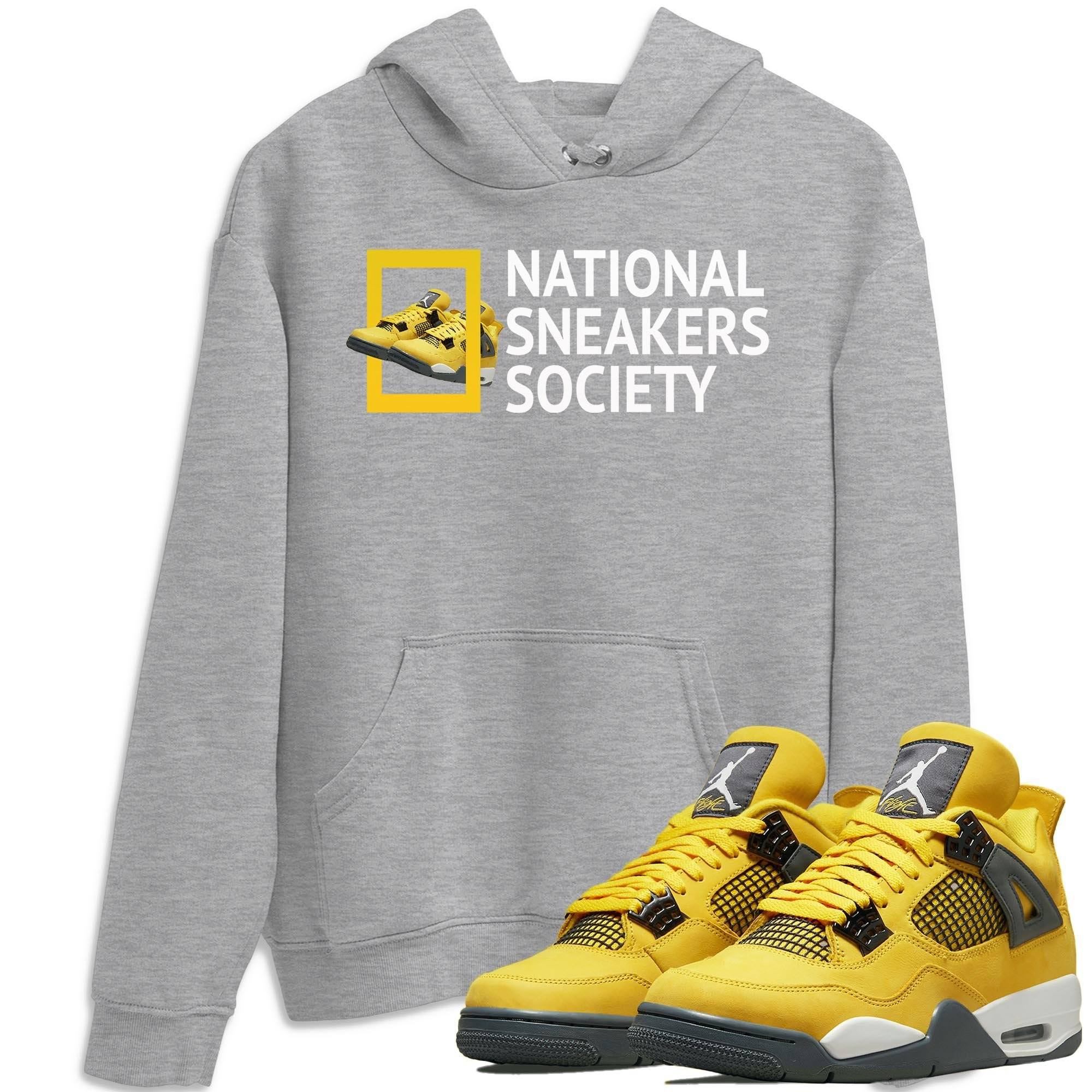 National snkmatchs Unisex Tops - Air Jordan 4 Lightning