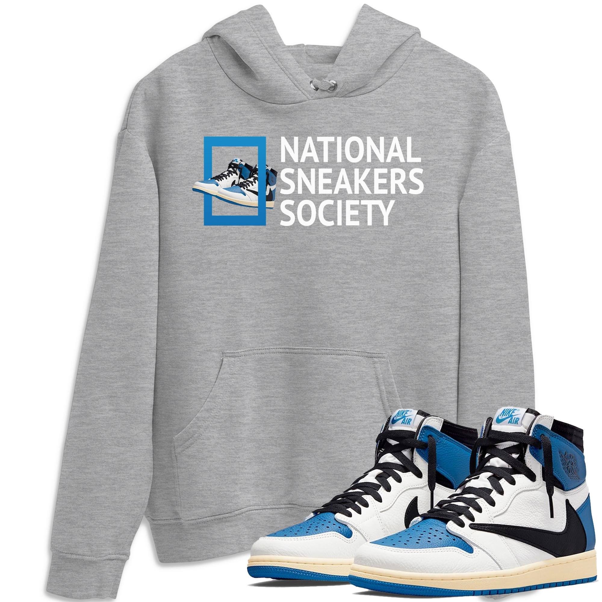 National snkmatchs Unisex Tops - Air Jordan 1 Travis Scott Fragment