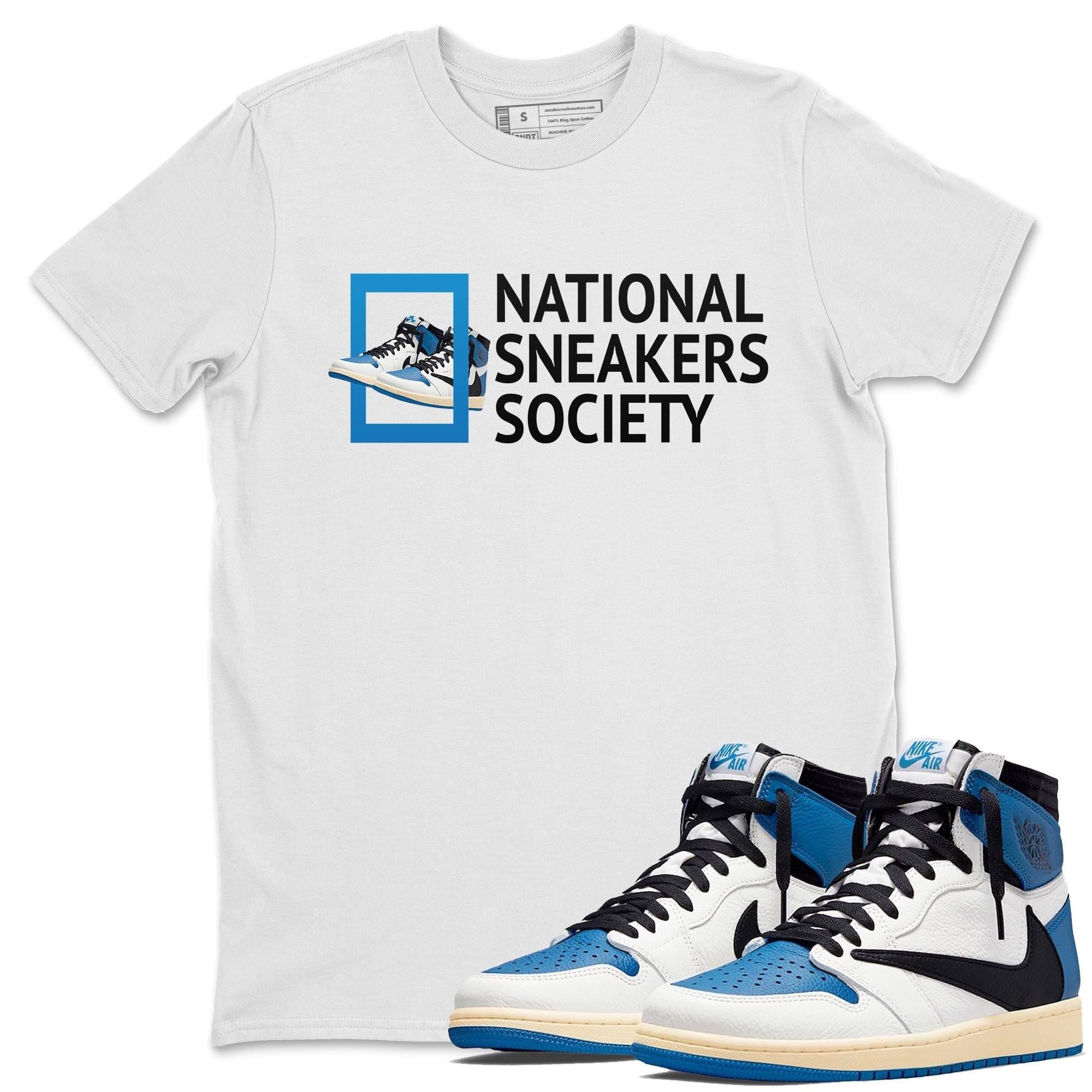 National snkmatchs Unisex Tops - Air Jordan 1 Travis Scott Fragment