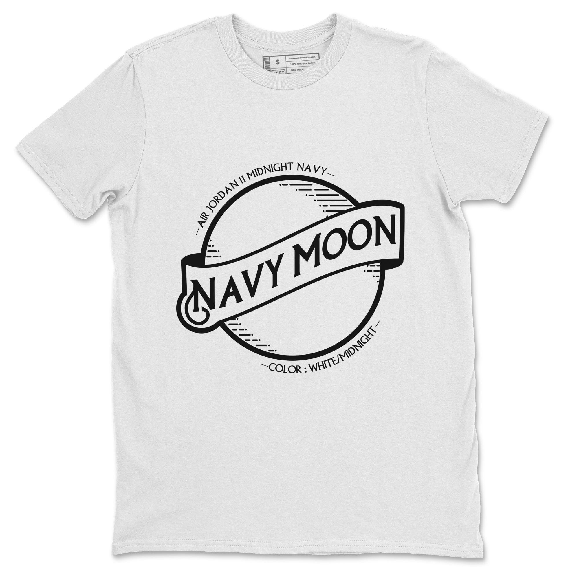 Navy Moon Unisex Tops - Air Jordan 11 Midnight Navy