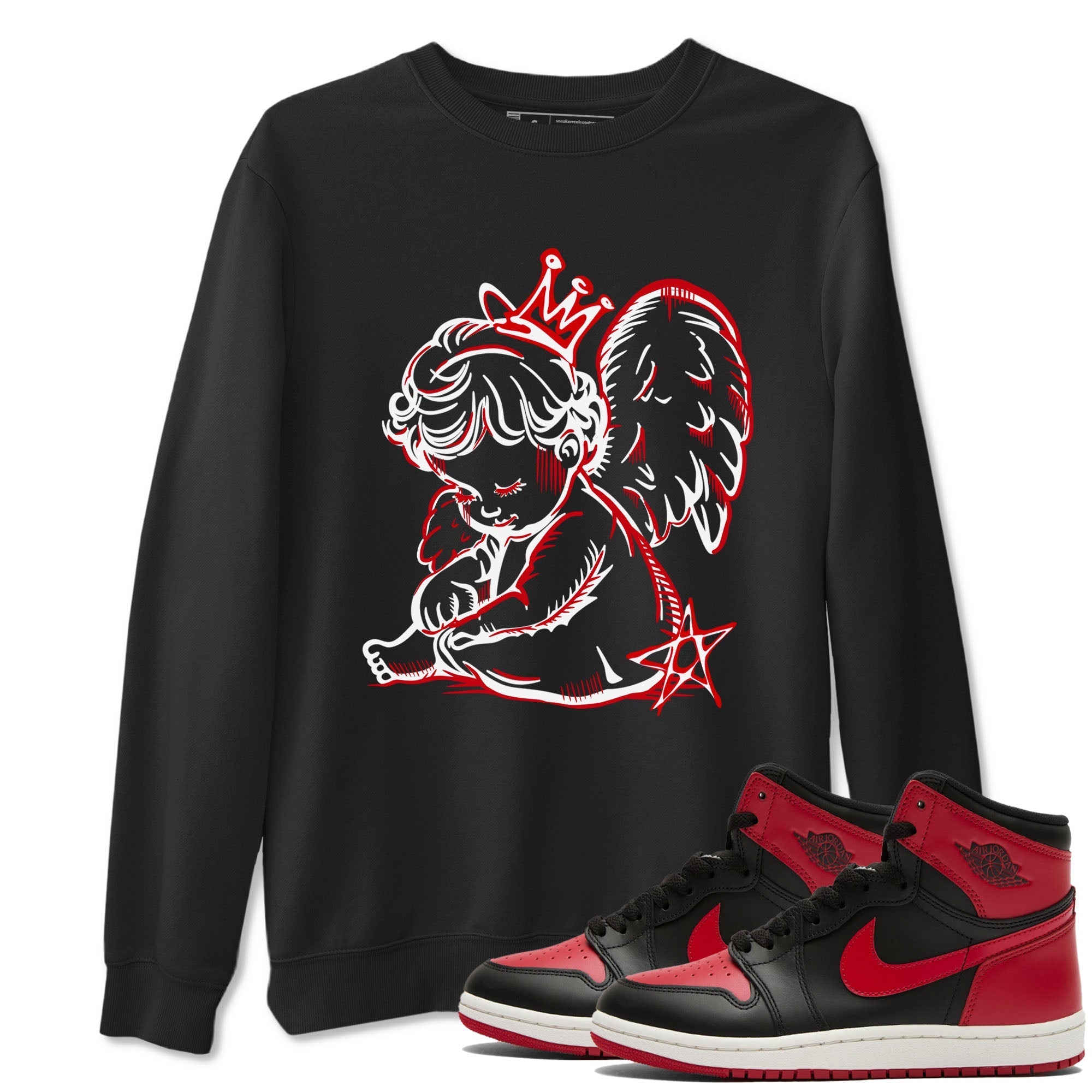 Neon Angel snkmatch Tees - Air Jordan 1 '85 Bred