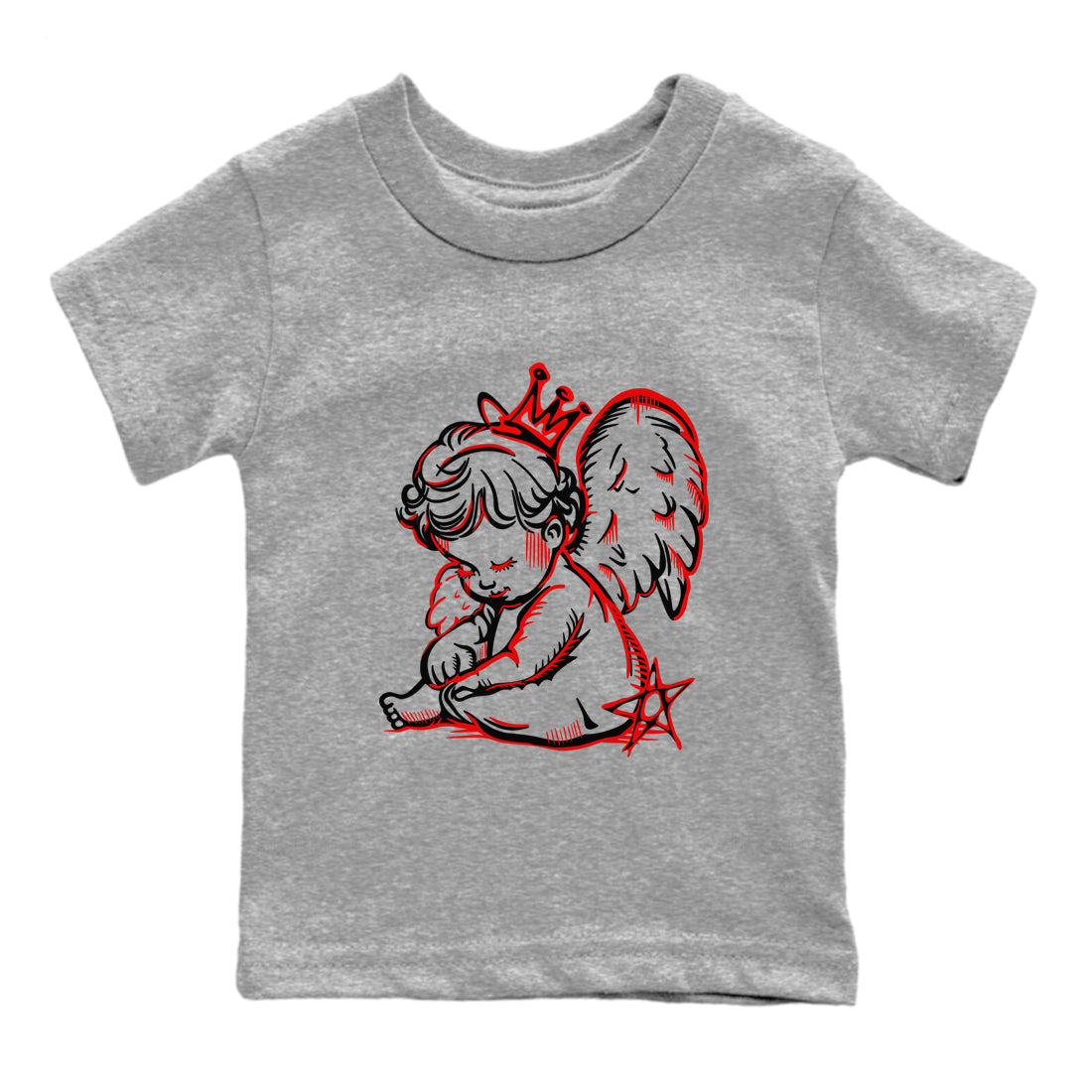 Neon Angel snkmatch Tees Kids - Air Jordan 1 Black Toe Reimagined