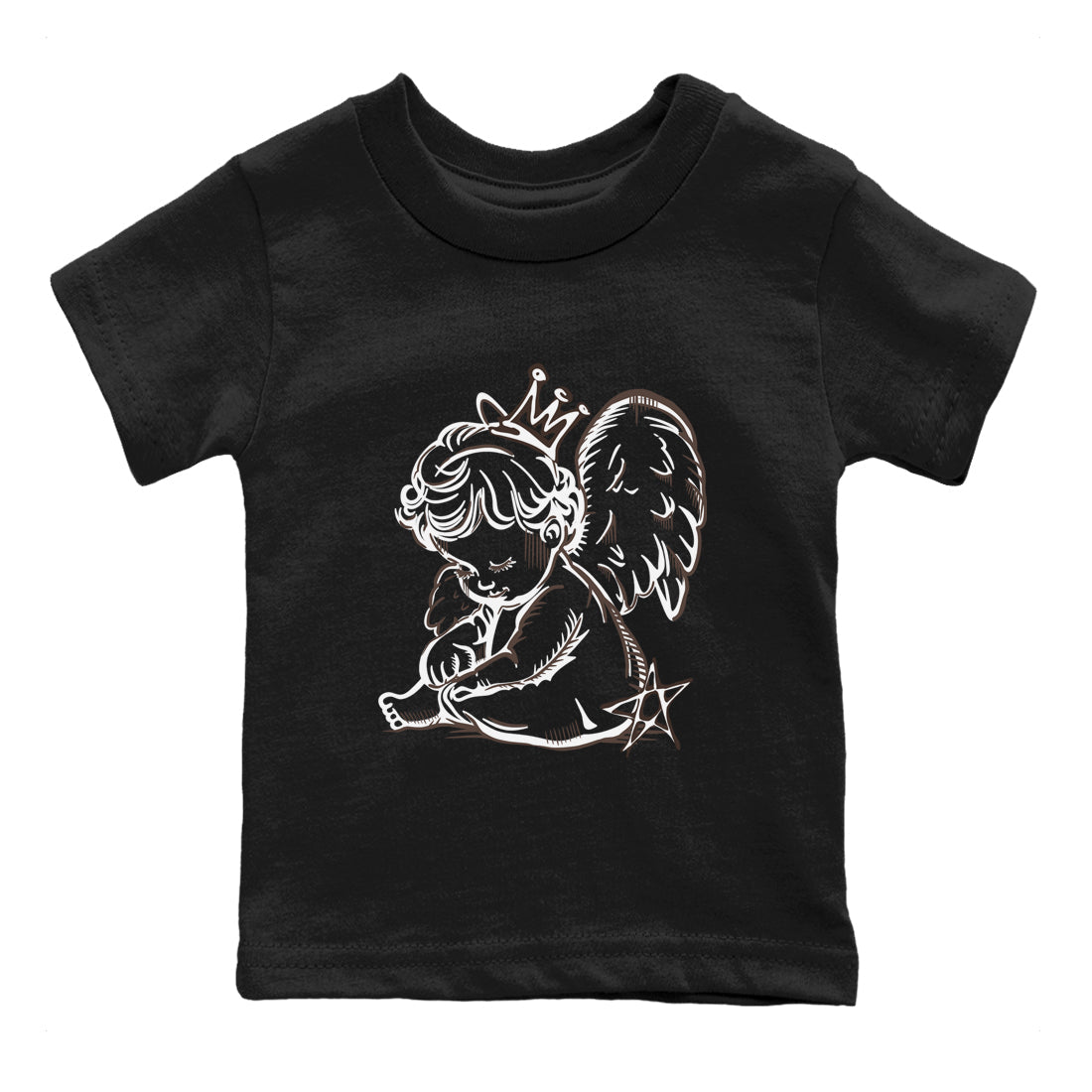 Neon Angel snkmatch Tees Kids - Air Jordan 1 Travis Scott Velvet Brown