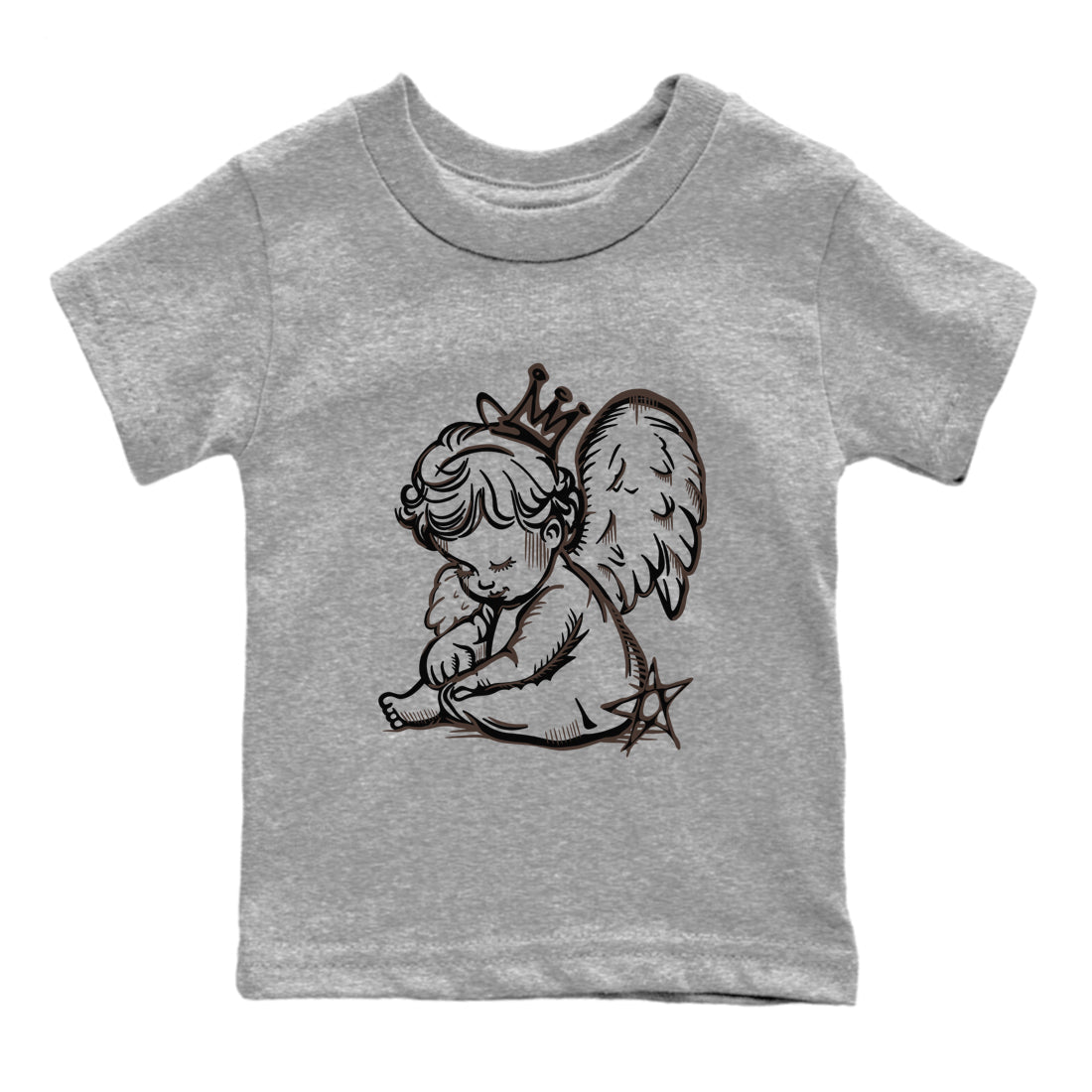 Neon Angel snkmatch Tees Kids - Air Jordan 1 Travis Scott Velvet Brown
