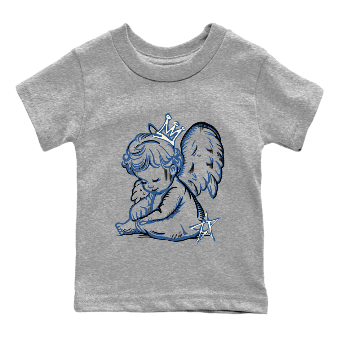 Neon Angel snkmatch Tees Kids - Air Jordan 3 A Ma Maniere x Diffused Blue