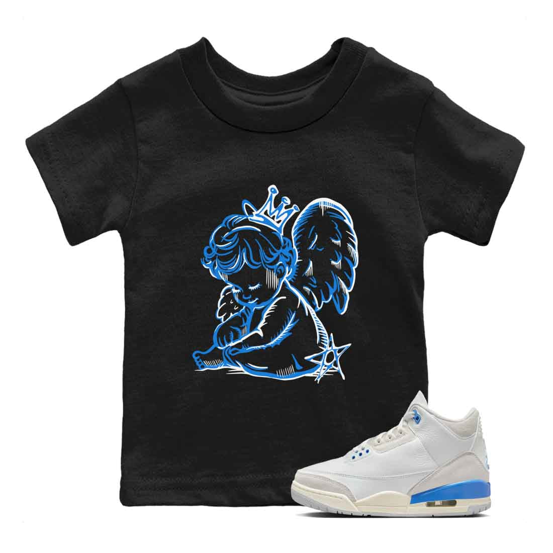 Neon Angel snkmatch Tees Kids - Air Jordan 3 Lucky Shorts