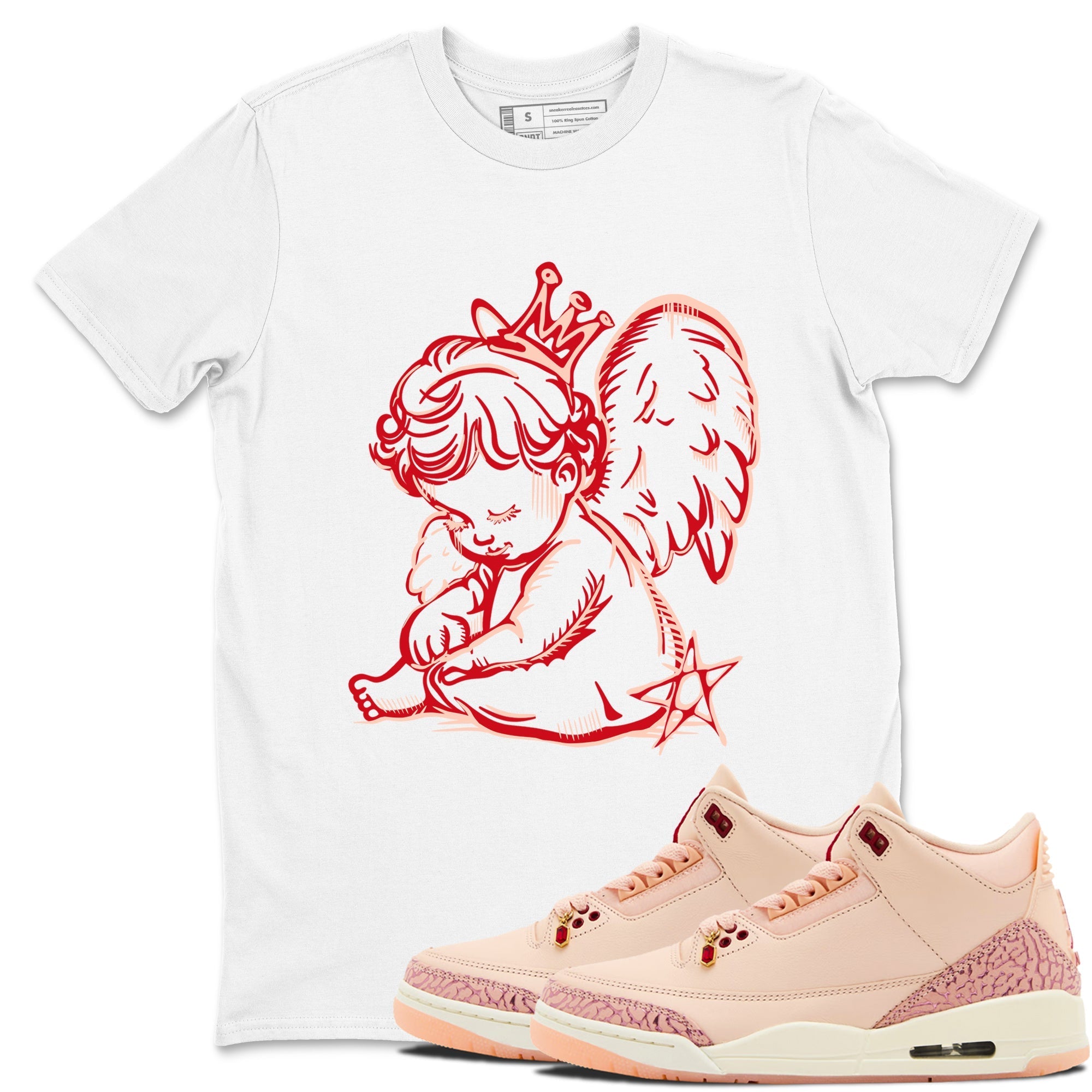 Neon Angel snkmatch Tees - Air Jordan 3 Valentines Day