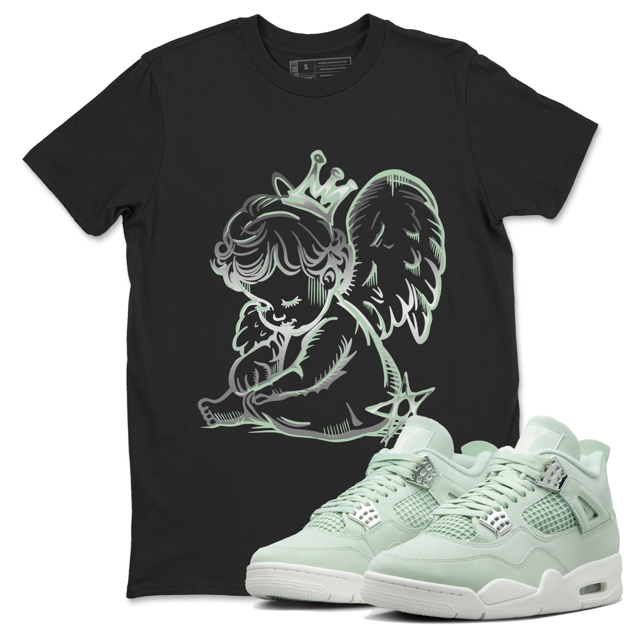 Neon Angel snkmatch Tees - Air Jordan 4 Abundance