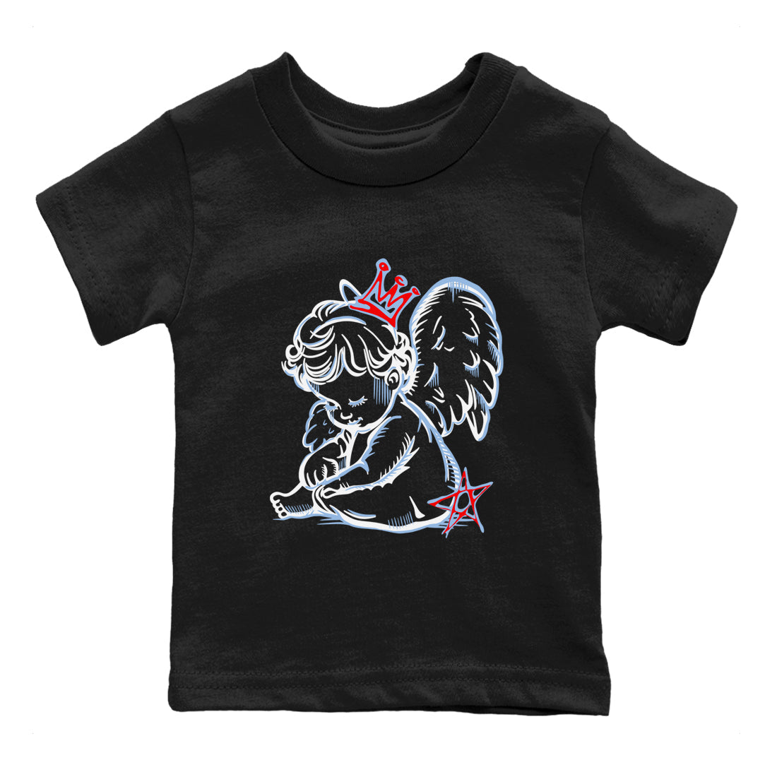 Neon Angel snkmatch Tees Kids - Air Jordan 6 Fire Red