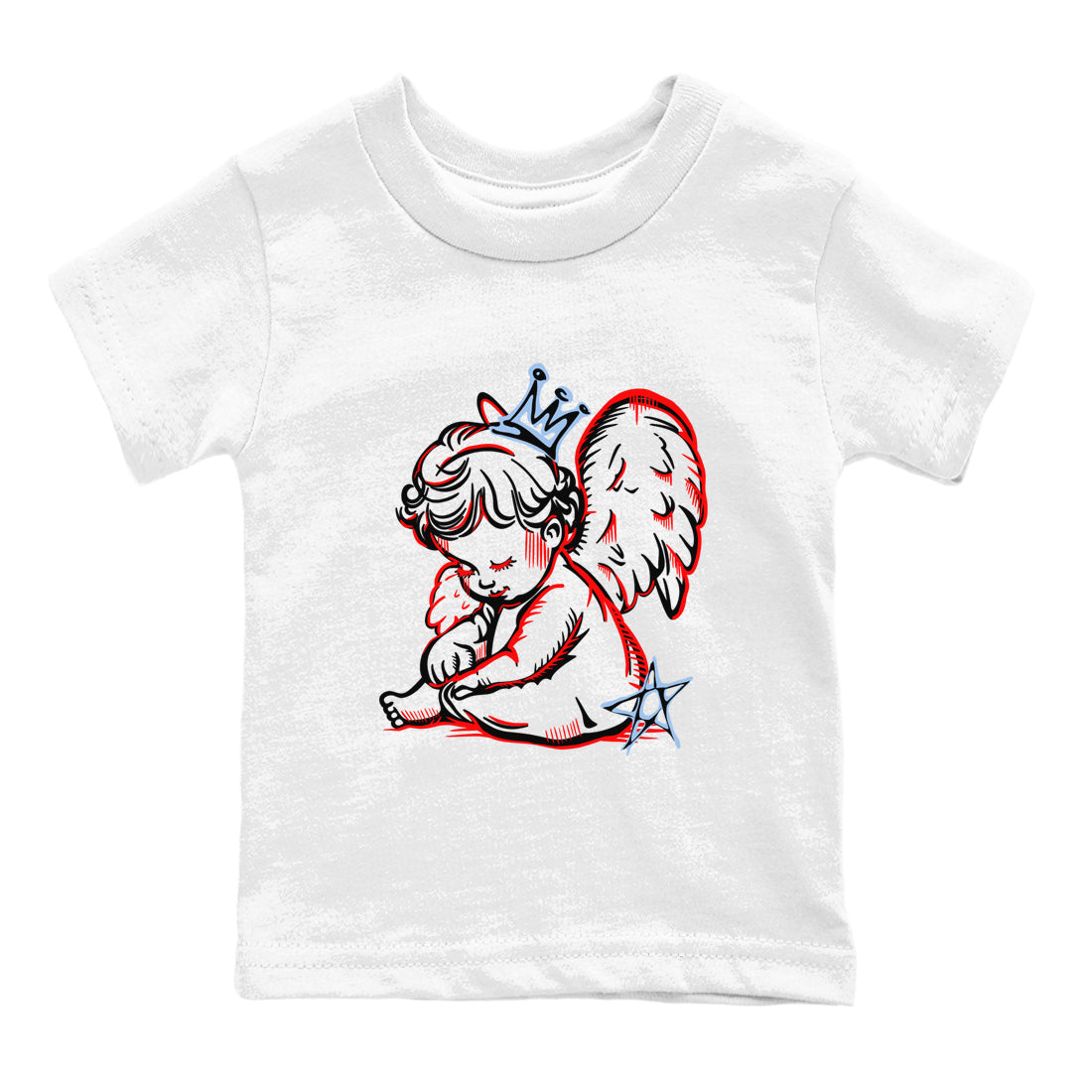 Neon Angel snkmatch Tees Kids - Air Jordan 6 Fire Red