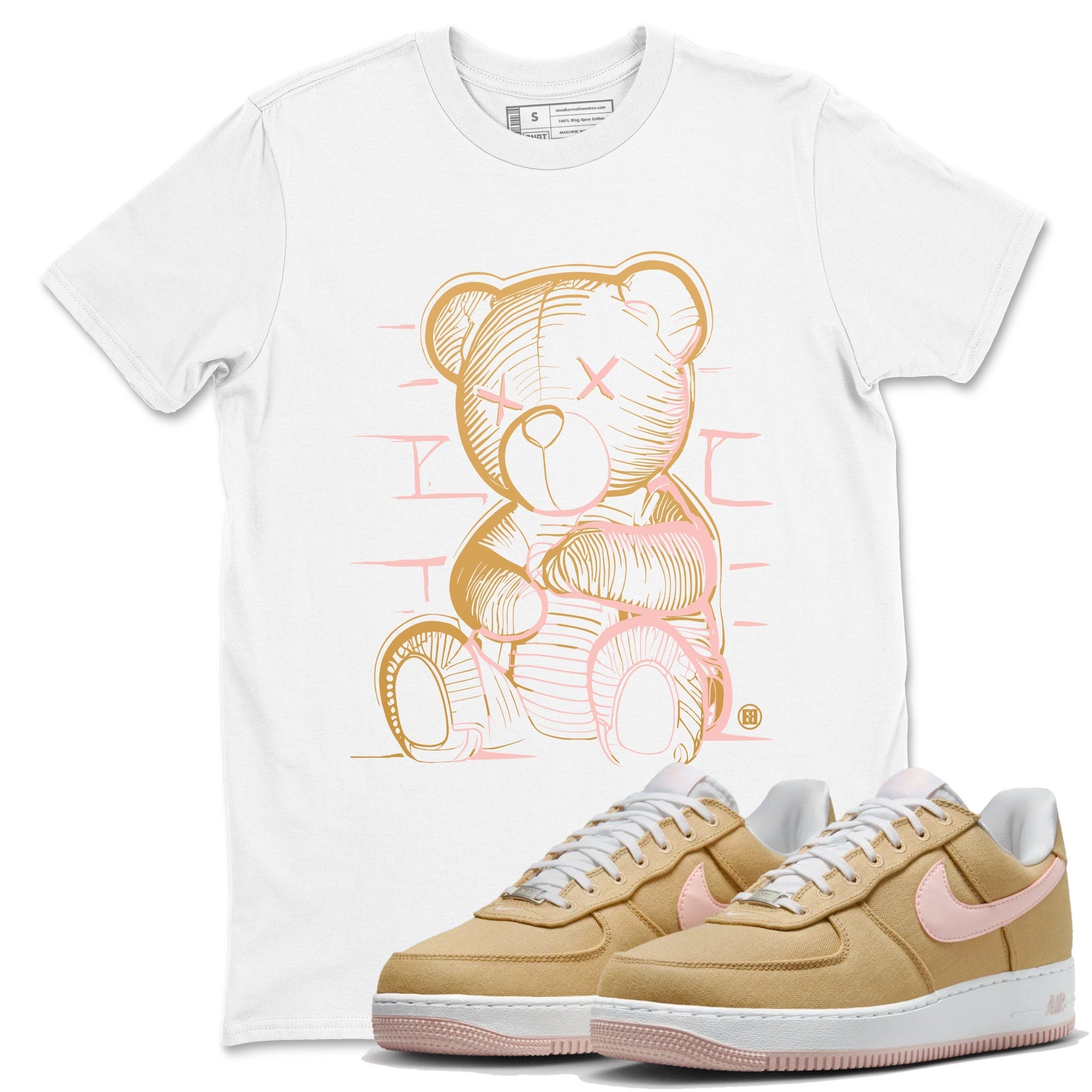 Neon Bear snkmatch Tees - Air Force 1 Linen