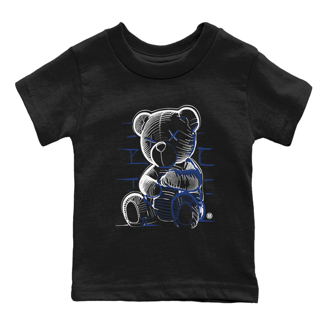 Neon Bear snkmatch Tees Kids - Air Jordan 1 Midnight Navy