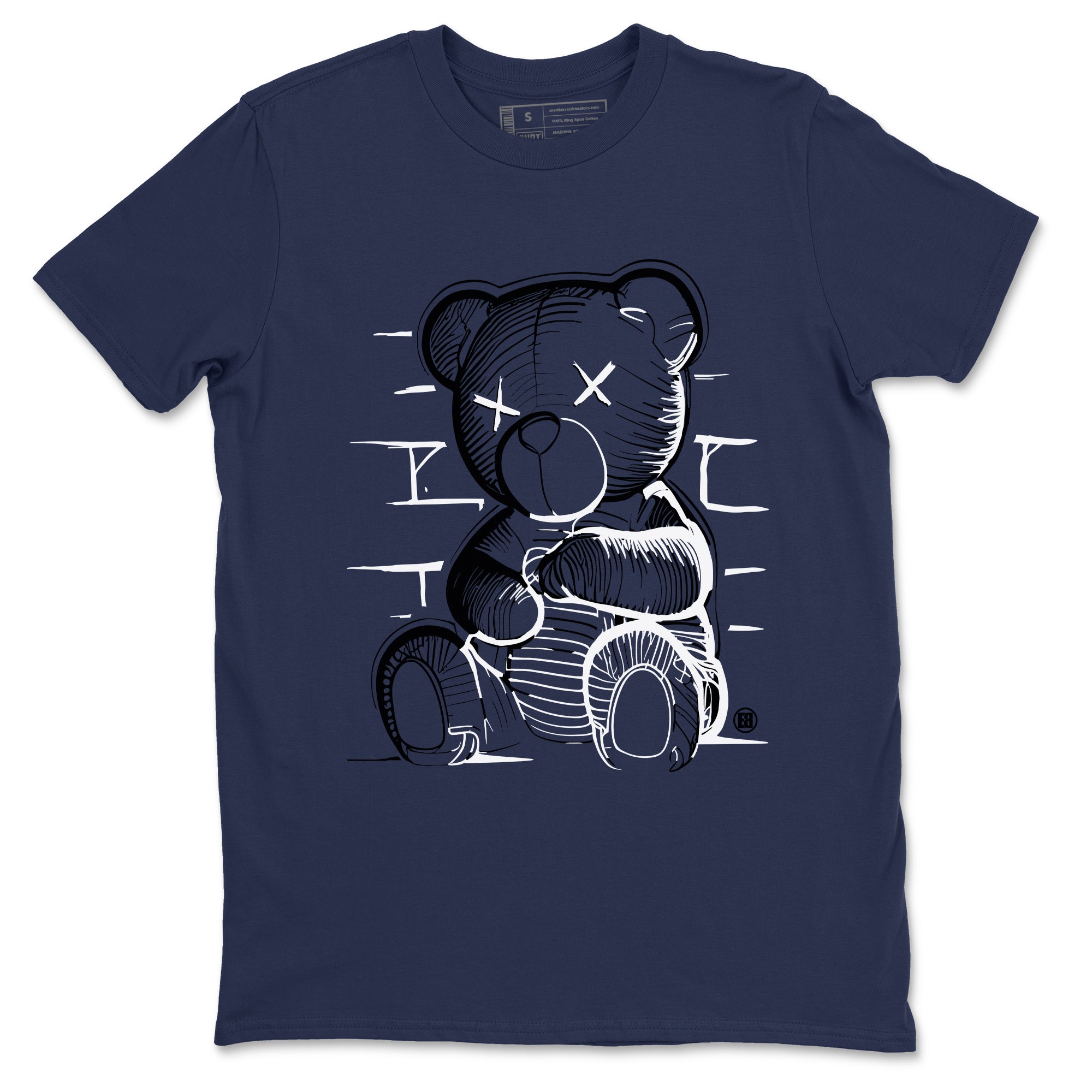 Neon Bear snkmatch Tees - Air Jordan 1 Midnight Navy