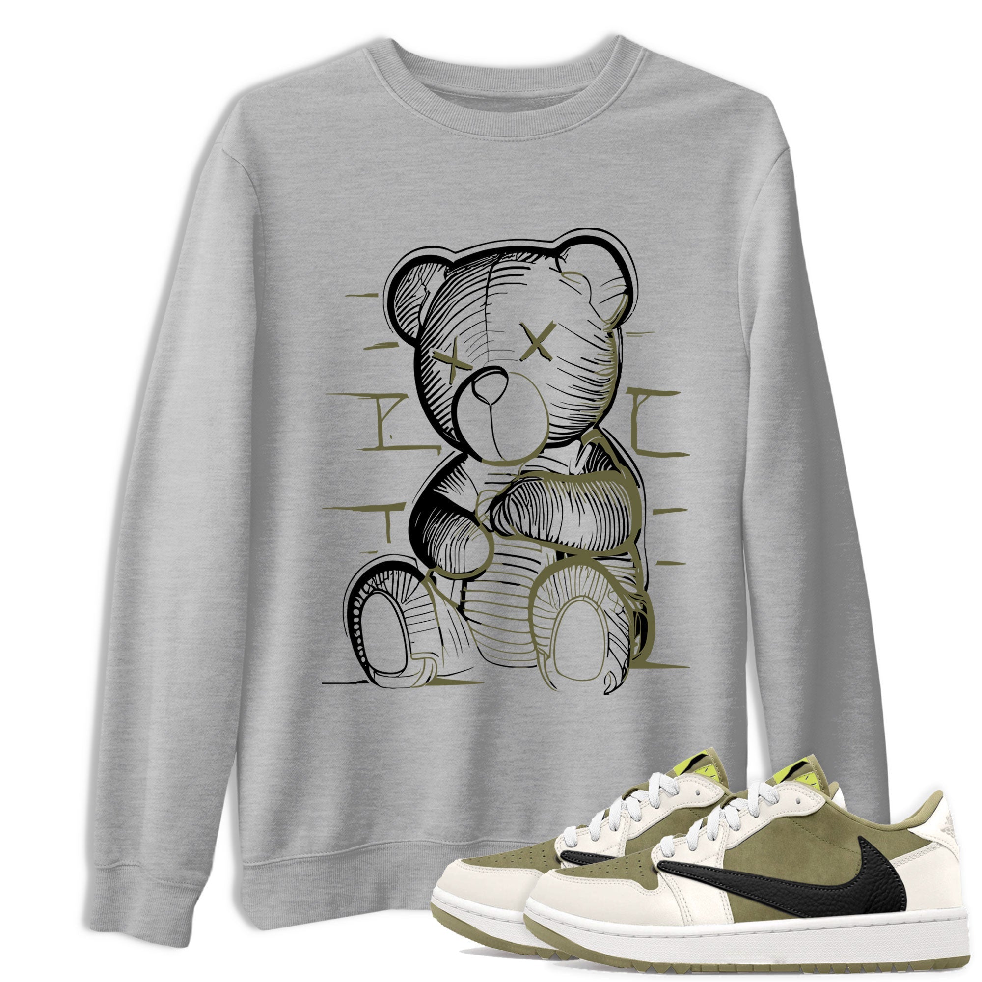 Neon Bear snkmatch Tee - Air Jordan 1 Travis Scott Golf