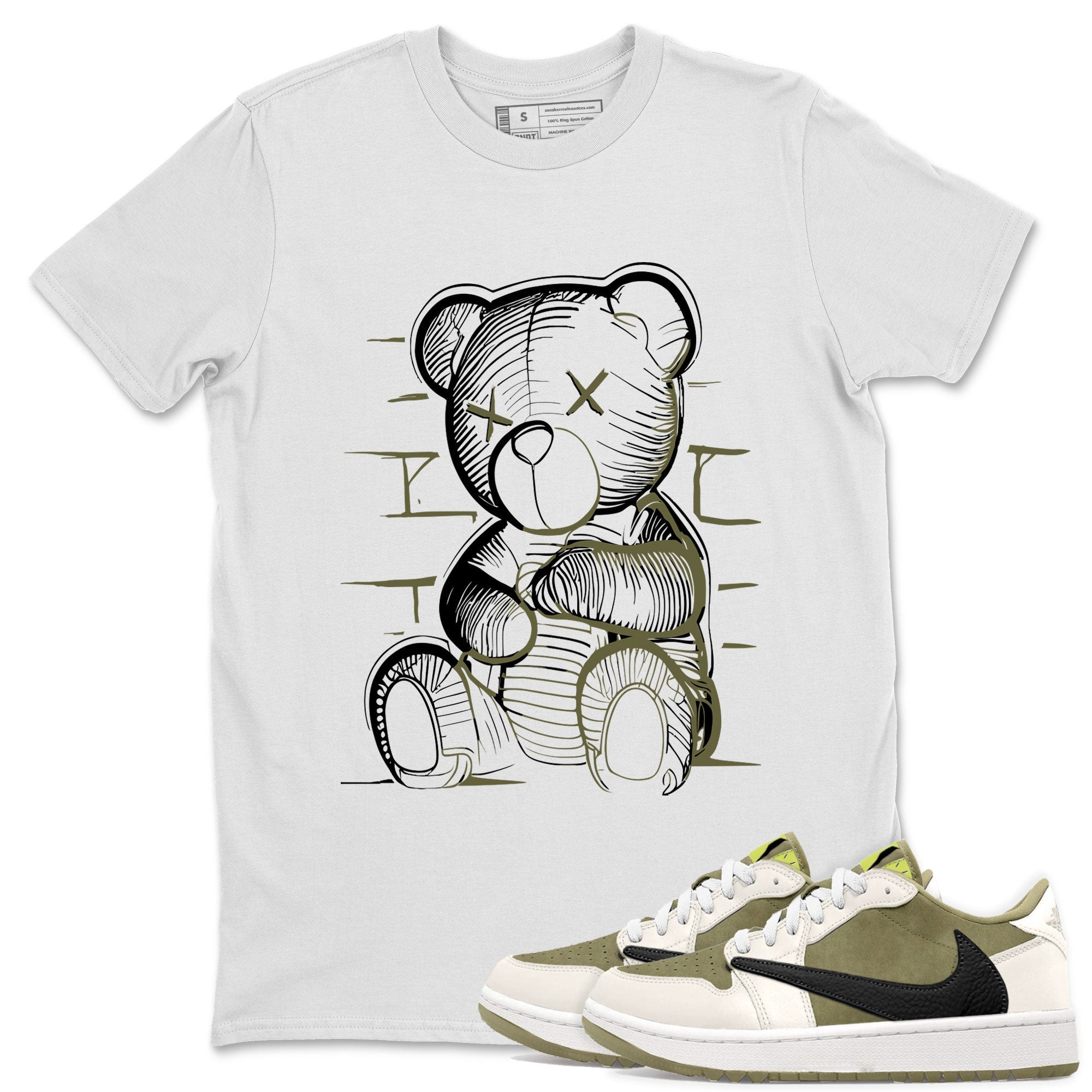 Neon Bear snkmatch Tee - Air Jordan 1 Travis Scott Golf