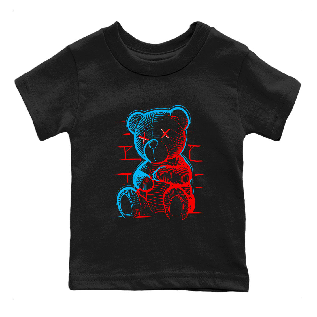 Neon Bear Kids Tops - Air Jordan 1 UNC to Chicago